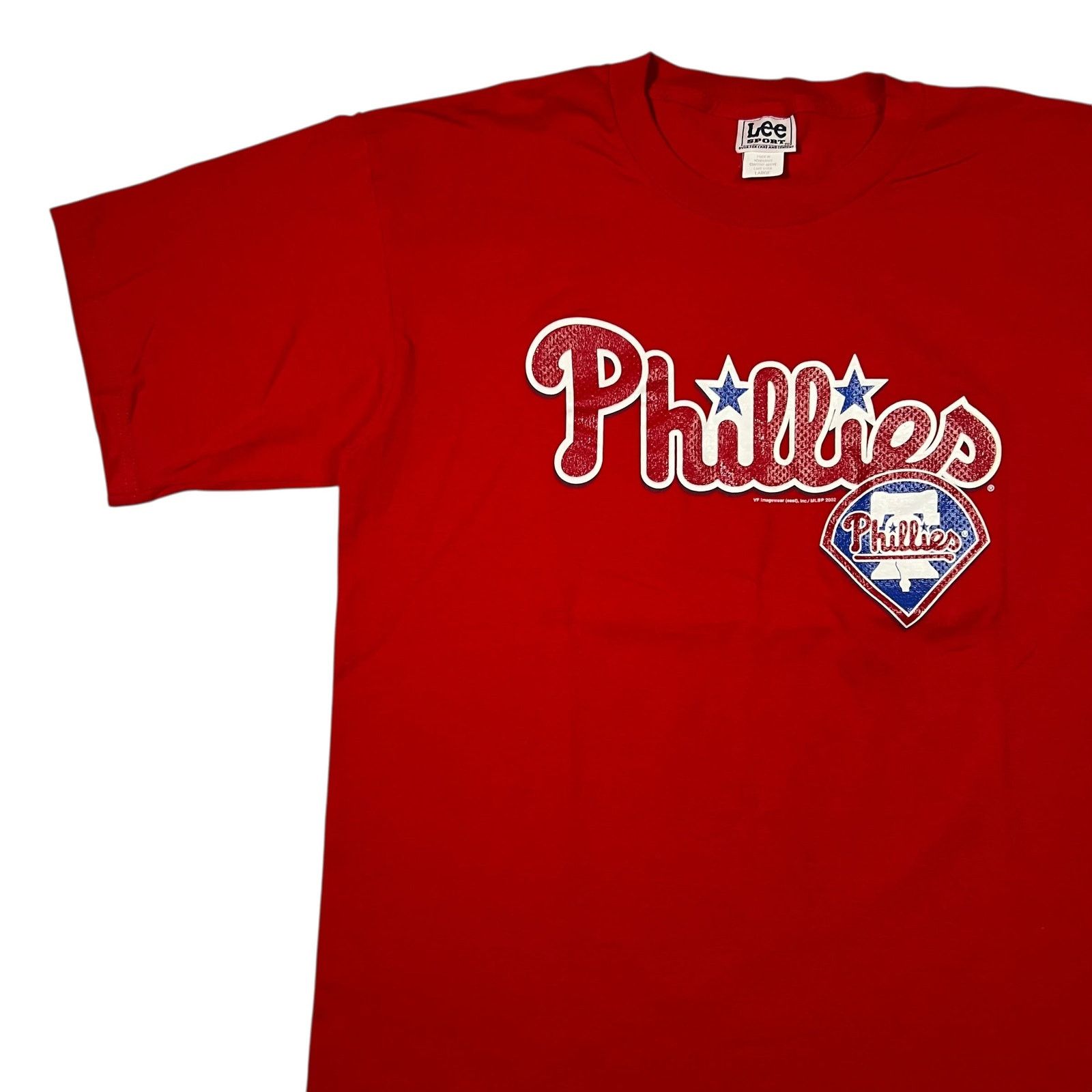 Lee × MLB × Vintage Vintage 90s Lee Philadelphia Phillies red tee (L) Size US L / EU 52-54 / 3 - 4 Thumbnail