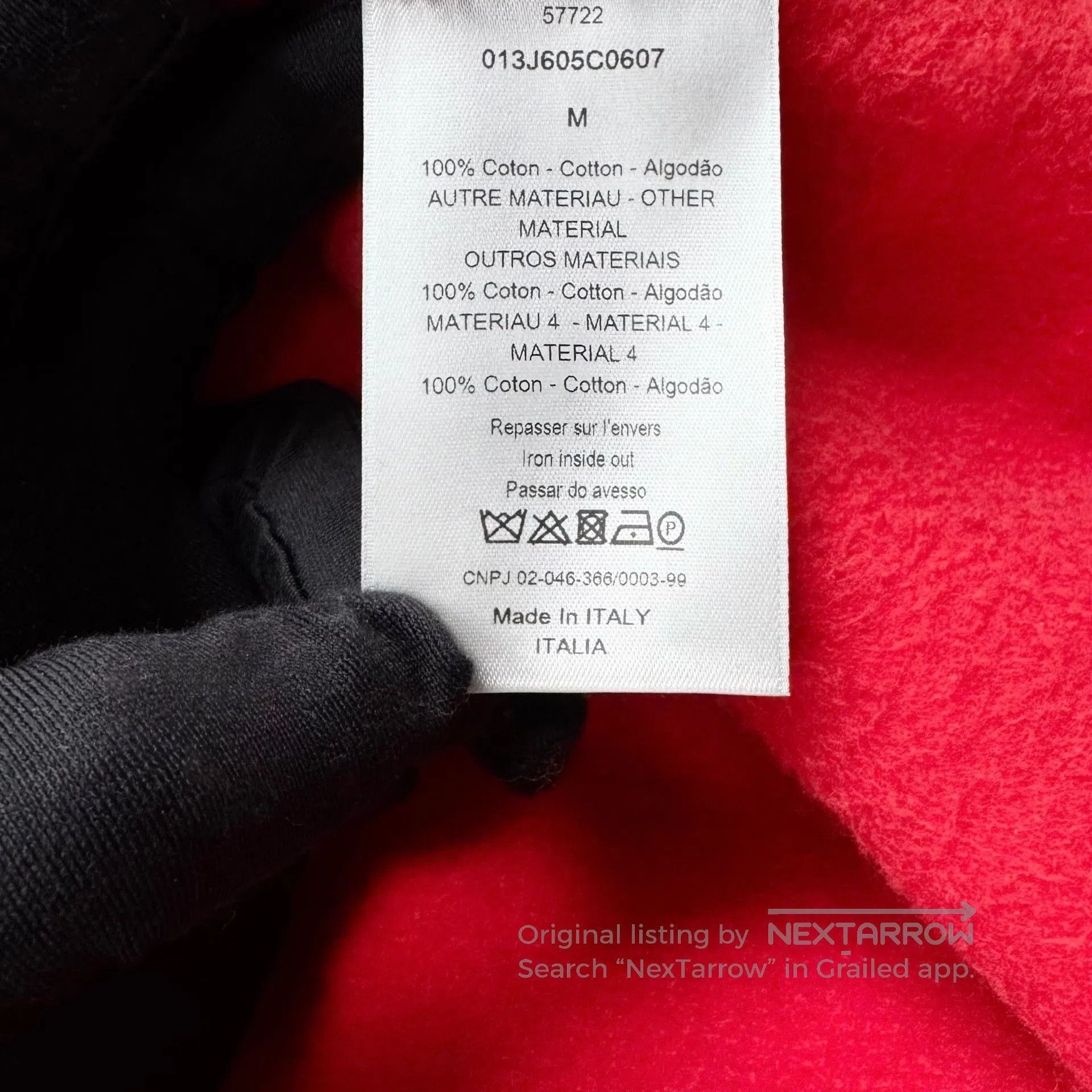 Dior Dior Oblique Red Printed Hoodie. Size US M / EU 48-50 / 2 - 4 Thumbnail
