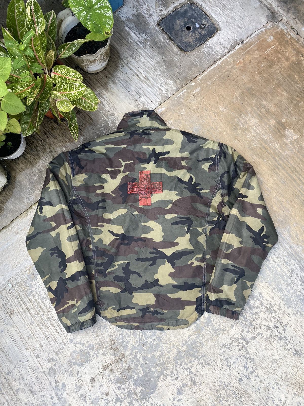 YELLOW CORN Distressed Yellow Corn Riversible Camouflage Black Size L / US 10 / IT 46 - 1 Thumbnail