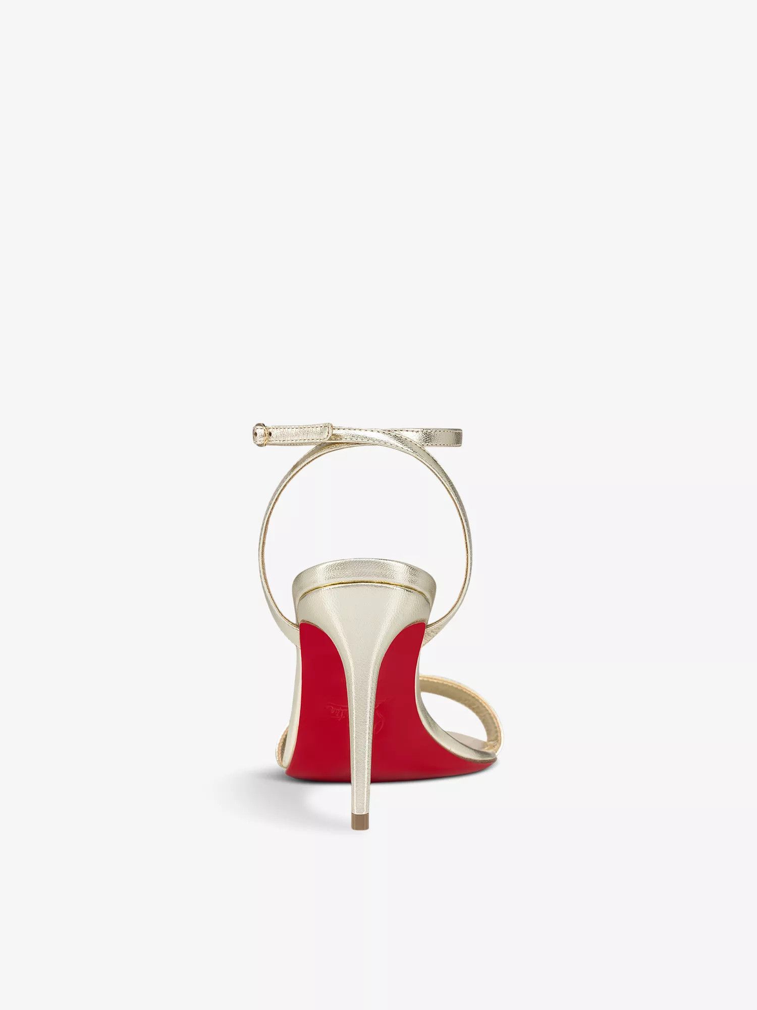 Christian Louboutin os11x0526 Loubigirl 85mm Metallic-Leather Heeled Sandals Size US 9 / IT 39 - 2 Thumbnail