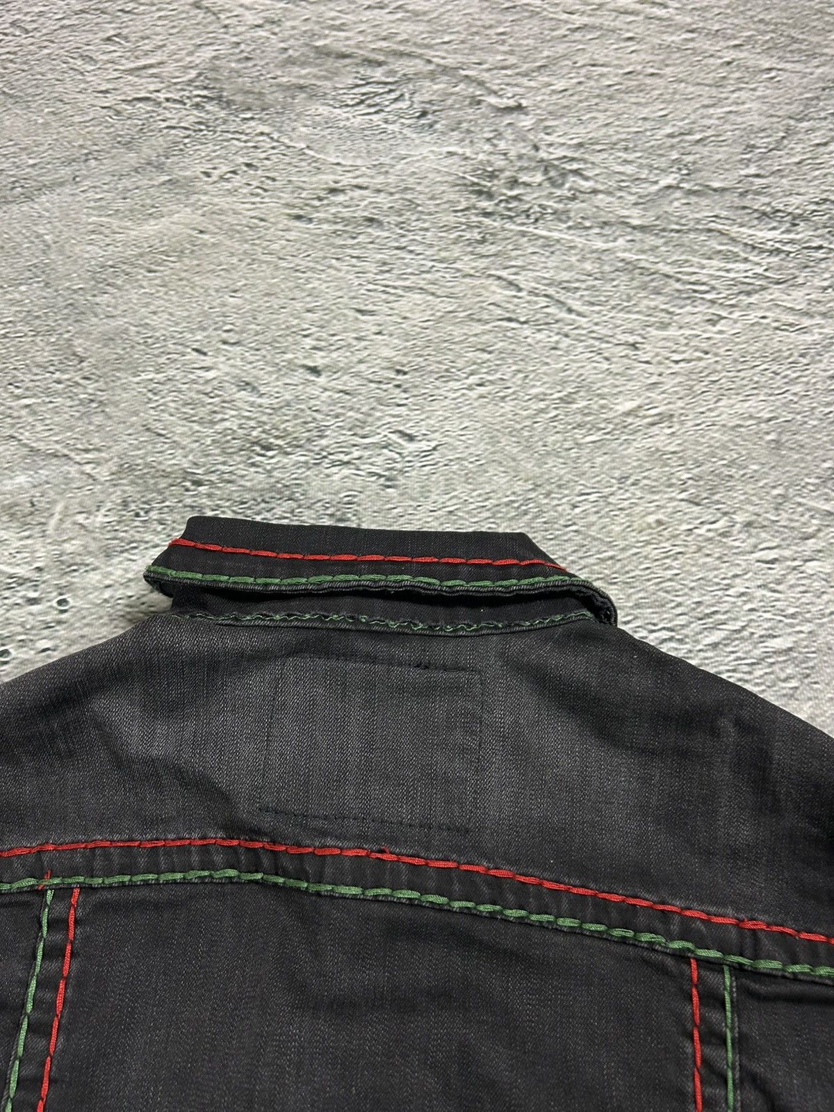 True Religion True Religion denim jacket trucker black green red Size US S / EU 44-46 / 1 - 10 Thumbnail