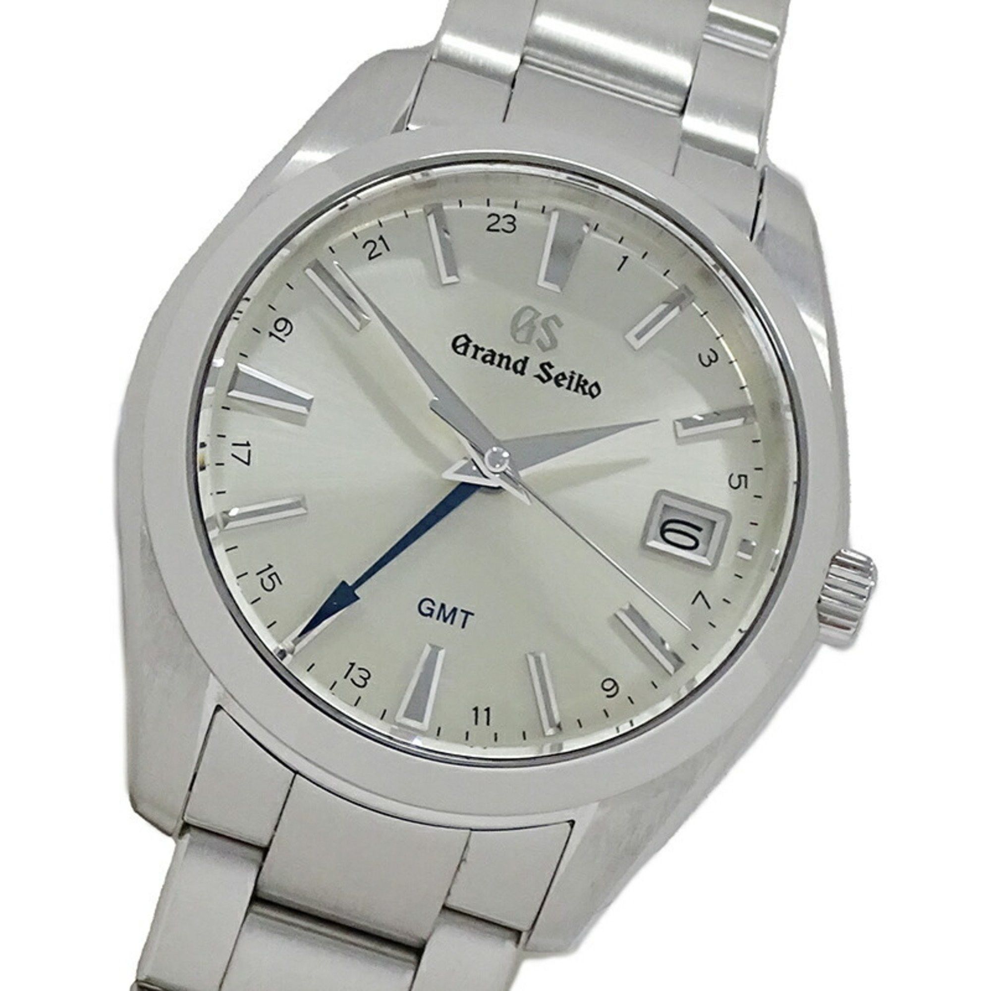 Other Grand Seiko GS Heritage 9F86-0AF0 SBGN011 Watch Men's GMT Date Quartz Stainless Steel SS Silver Polished Size ONE SIZE - 1 Thumbnail