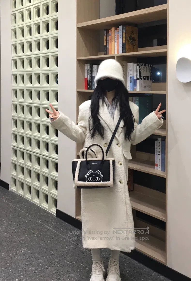 Max Mara Max Mara Classic Loosely Fitted Double-Breasted Wool Coat Size S / US 4 / IT 40 - 9 Thumbnail