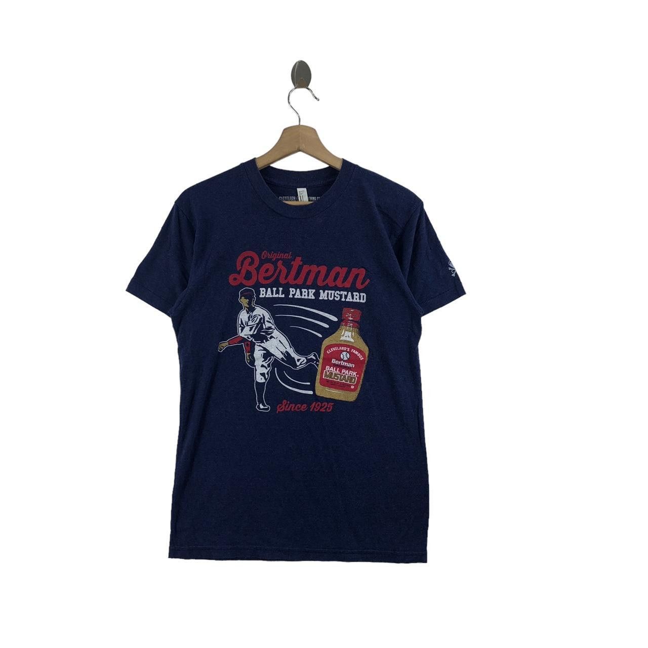 MLB BERTMAN BALL PARK MUSTARD Cleveland Tee Shirt Baseball Size S / US 4 / IT 40 - 1 Thumbnail