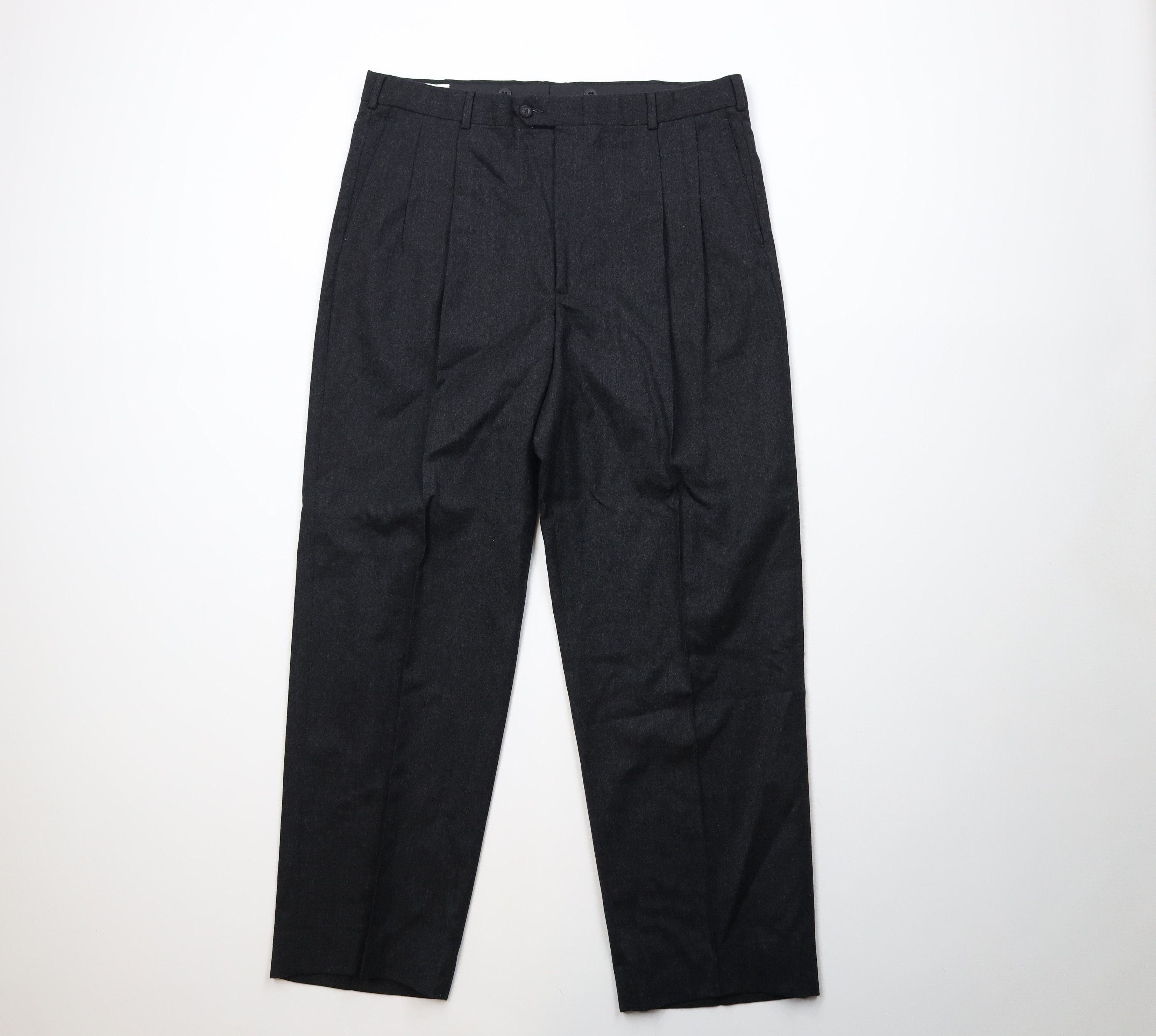Vintage Vintage 90s Streetwear Wide Leg Chino Pants Gray USA Size US 36 / EU 52 - 1 Thumbnail