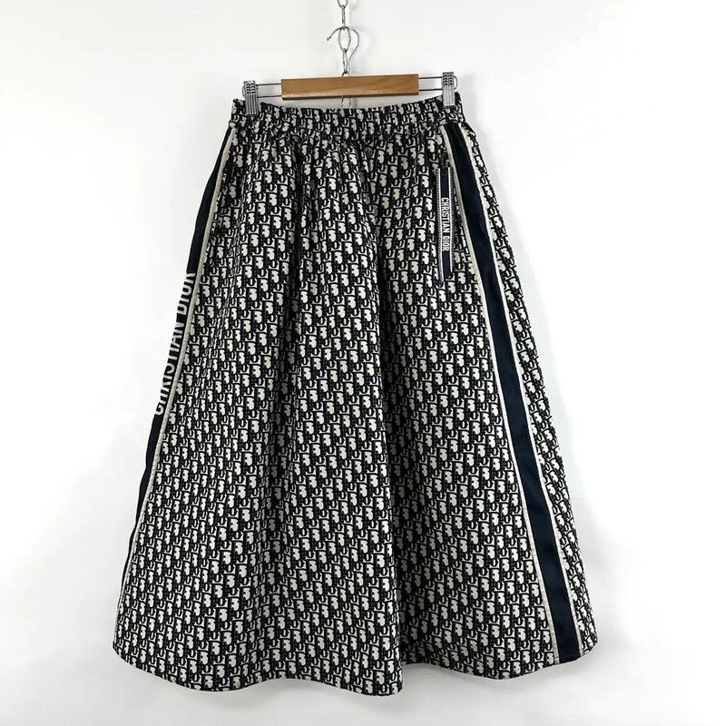Dior Multicolor Long Cotton Skirt for Women 0089