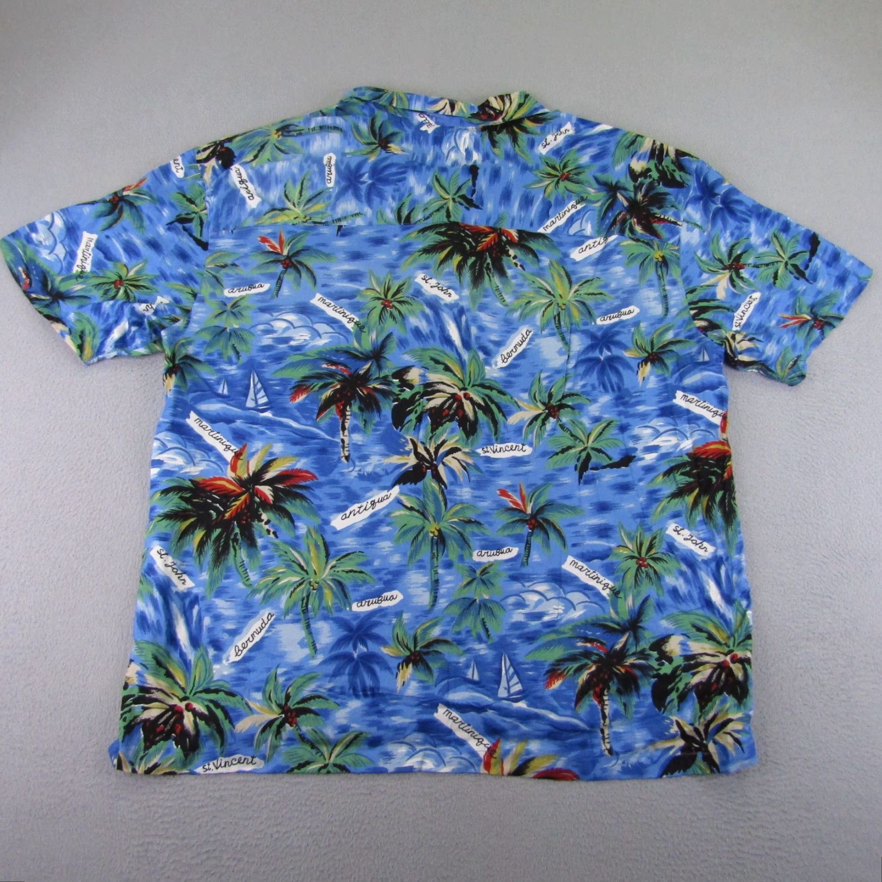 Vintage VINTAGE High Advantage Hawaiian Shirt Mens XL Short Sleeve Blue Beach 90s Casual Size US XL / EU 56 / 4 - 6 Thumbnail