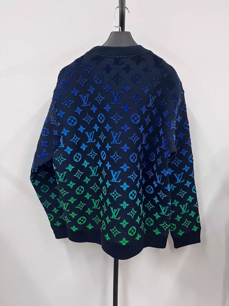 Louis Vuitton Louis Vuitton SS22 Old-print Gradient Crew Neck Casual Long Size US XL / EU 56 / 4 - 2 Thumbnail
