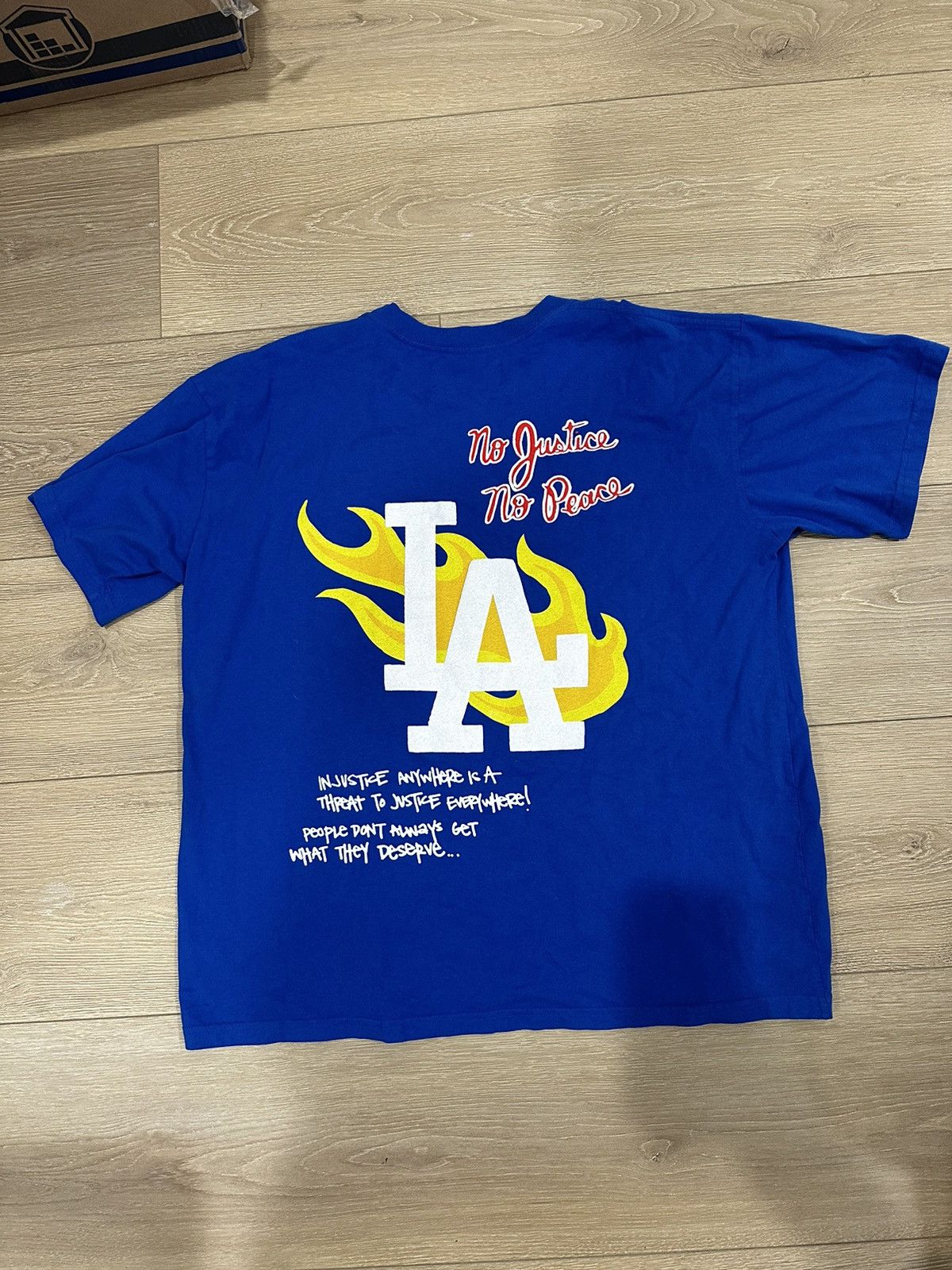 Homme + Femme La No Justice Then My Piece Shirt Size US XL / EU 56 / 4 - 2 Thumbnail