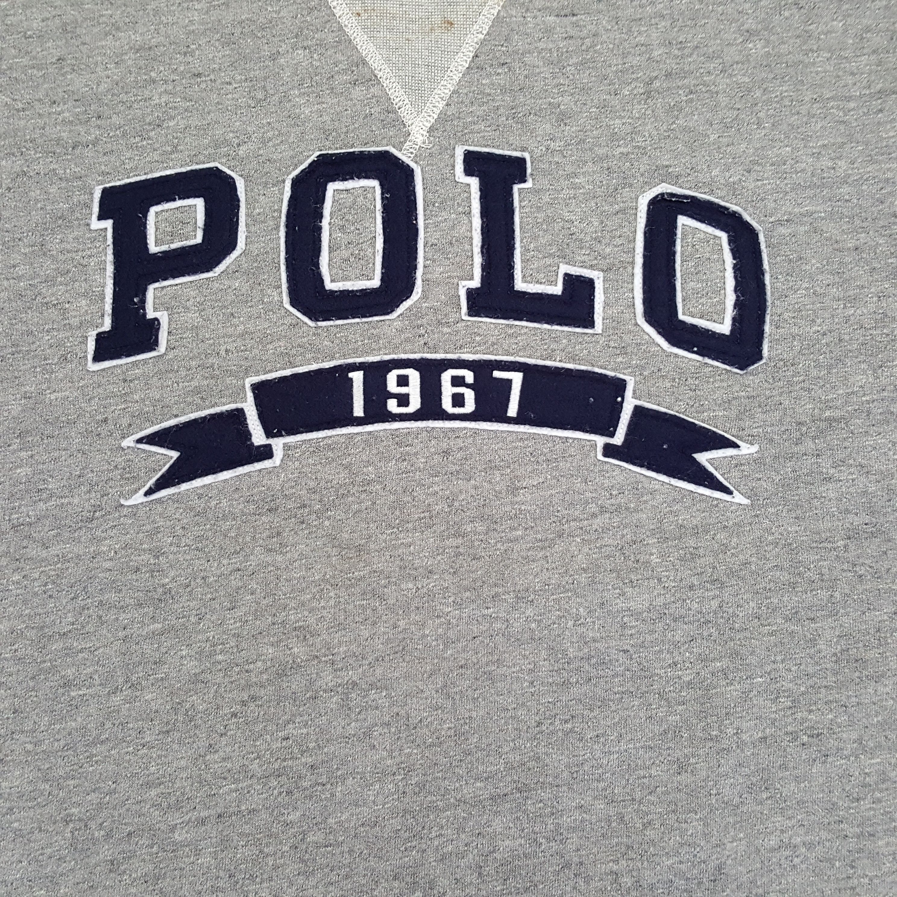 Polo Ralph Lauren × Vintage Vintage Polo Ralph Lauren Est.1967 Spell Out Sweatshirt Size US XXL / EU 58 / 5 - 2 Thumbnail