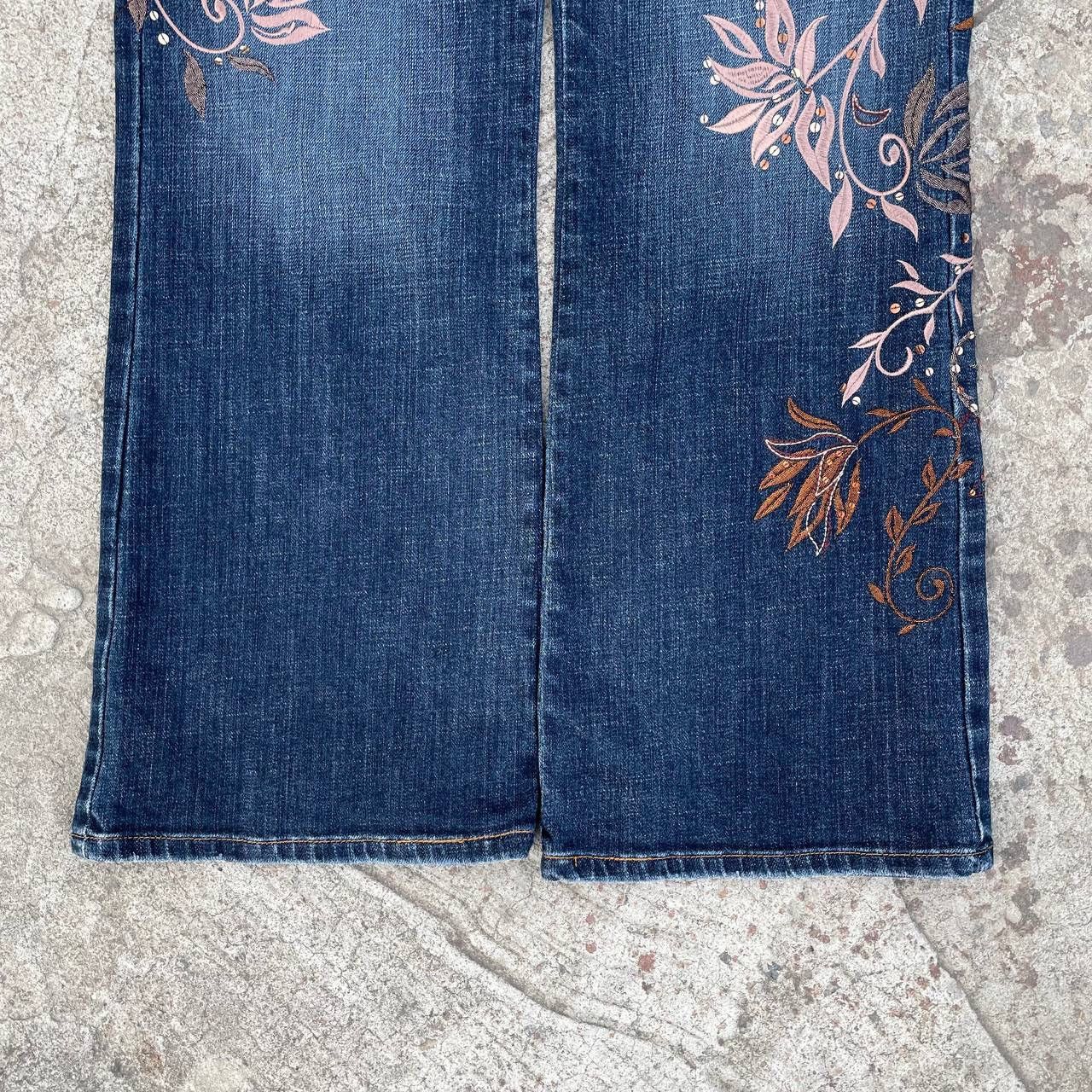 NEXT Vintage Japanese Style Next Petite Baggy Y2K 00s UsA Jeans Size 32" / US 10 / IT 46 - 4 Thumbnail
