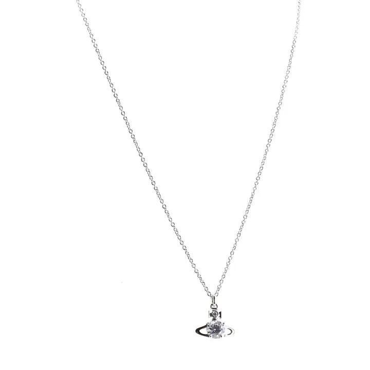 Vivienne Westwood Vivienne Westwood Reina Saturn Crystal Pendant Necklace Size ONE SIZE - 1 Thumbnail