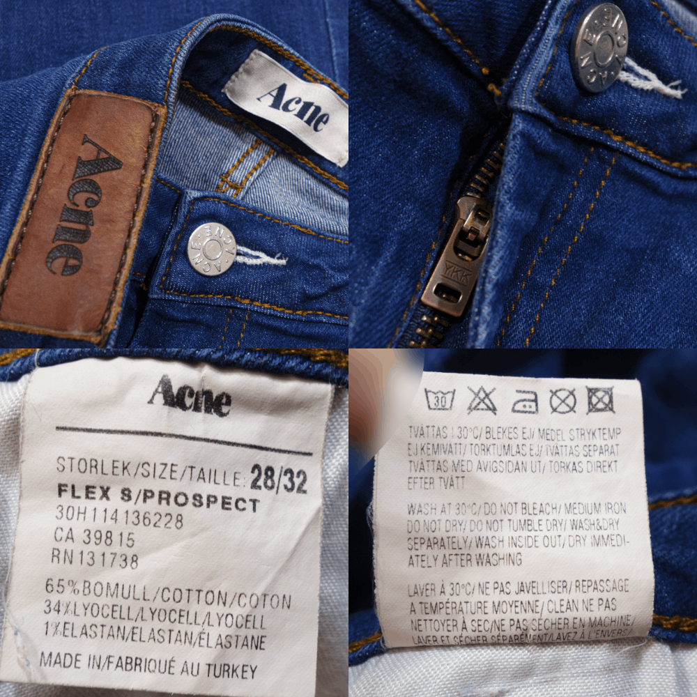 Acne Studios Flex S Prospect Jeans Size 28" / US 6 / IT 42 - 6 Thumbnail