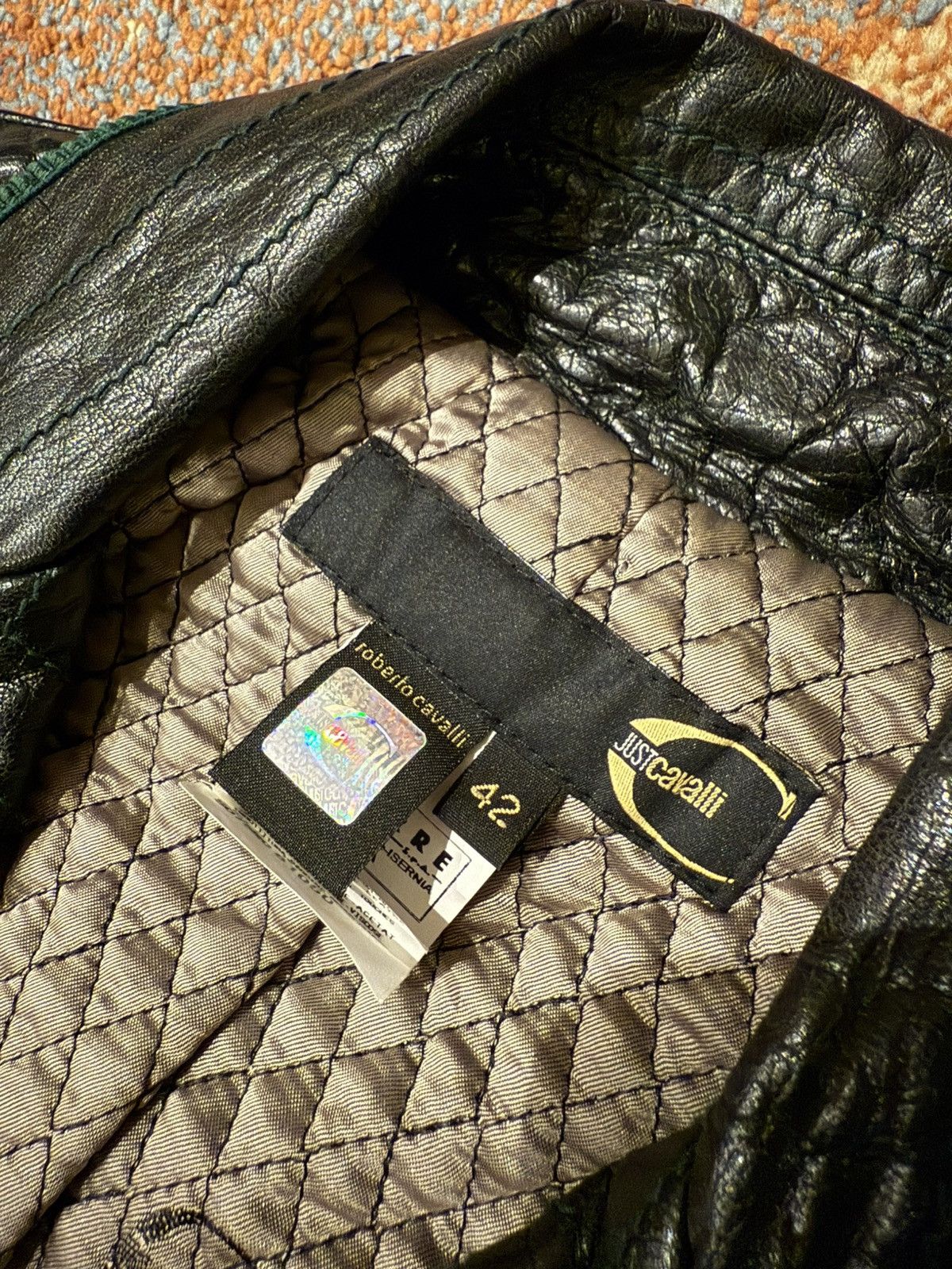 Roberto Cavalli Roberto Cavalli Vintage Archive Leather Jacket Size M / US 6-8 / IT 42-44 - 8 Thumbnail