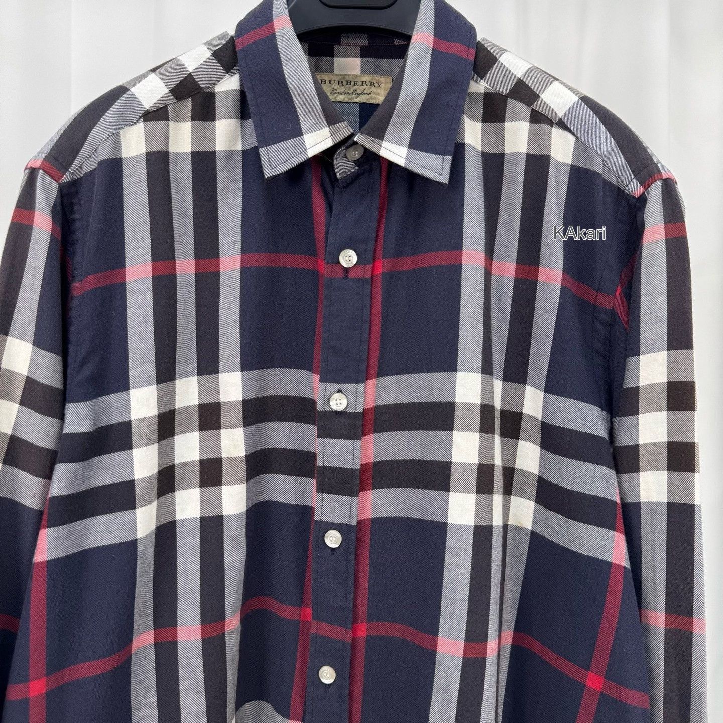 Burberry Burberry Red Line Check Long-Sleeve Shirt Size US L / EU 52-54 / 3 - 3 Thumbnail
