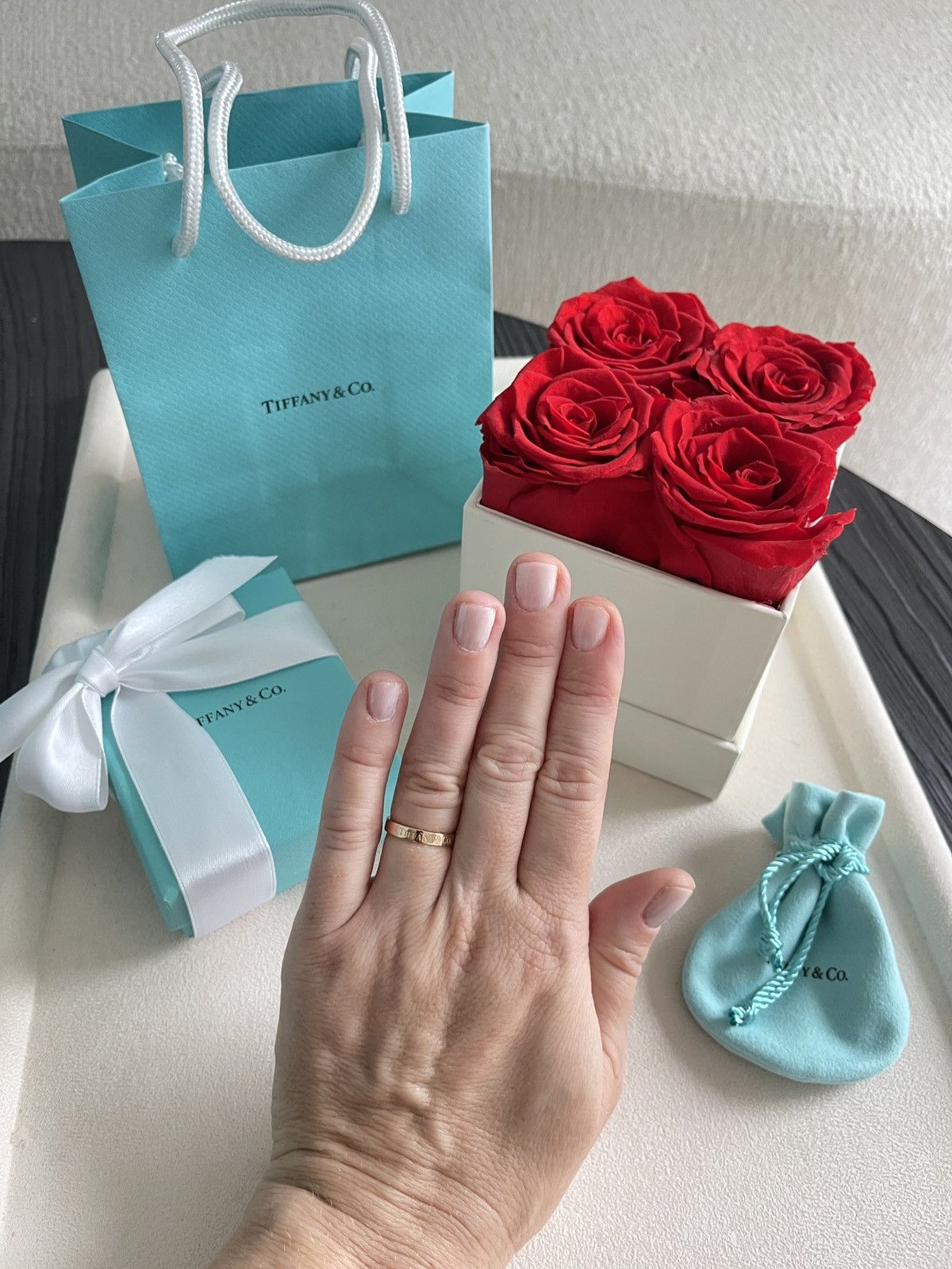 Tiffany & Co. Tiffany & Co. Band Ring in Rose Gold 18K size 4.5 NEW $1400 Size ONE SIZE - 4 Thumbnail