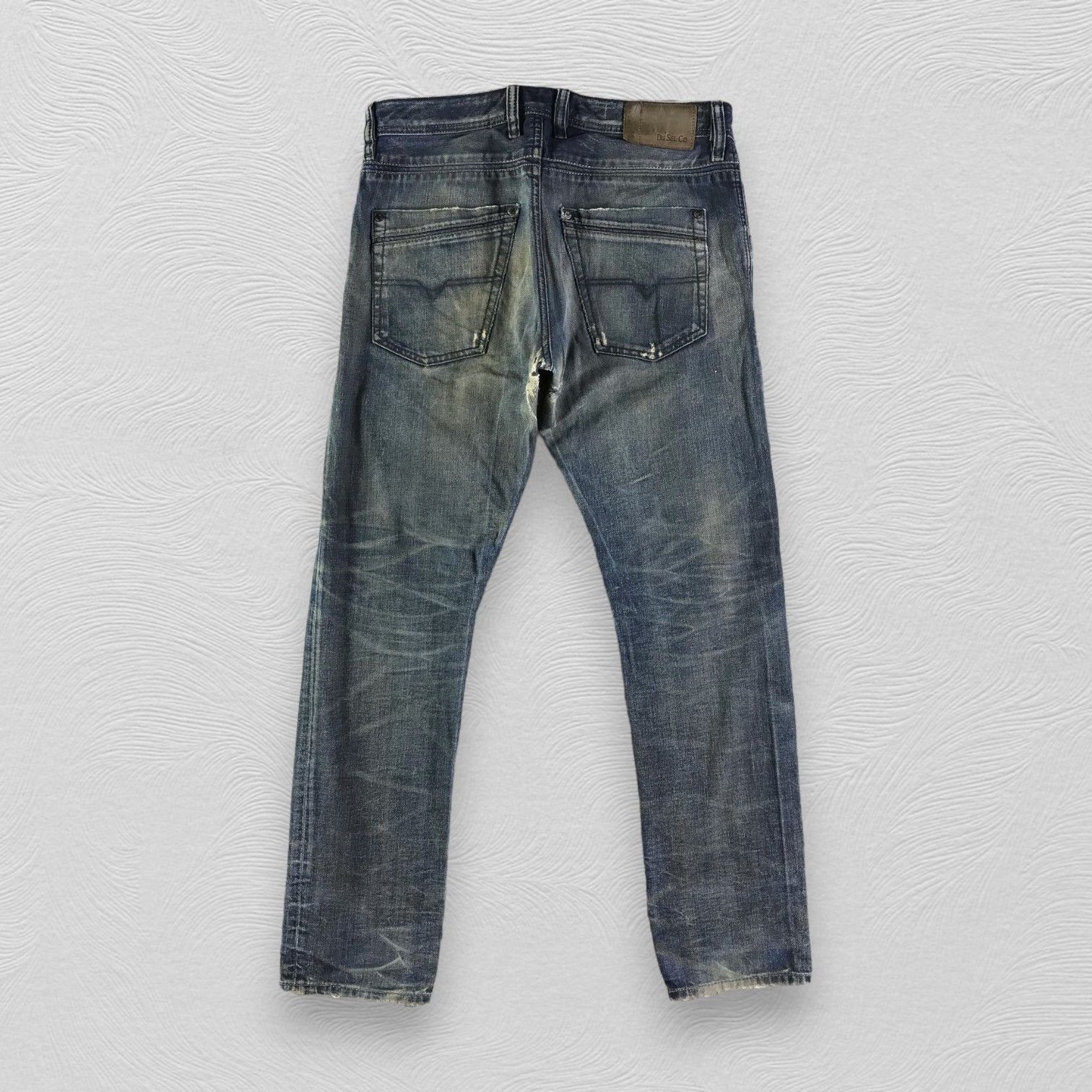Diesel Distress Diesel Jeans Rusty Blue Denim KJ2561 Size US 31 - 2 Thumbnail