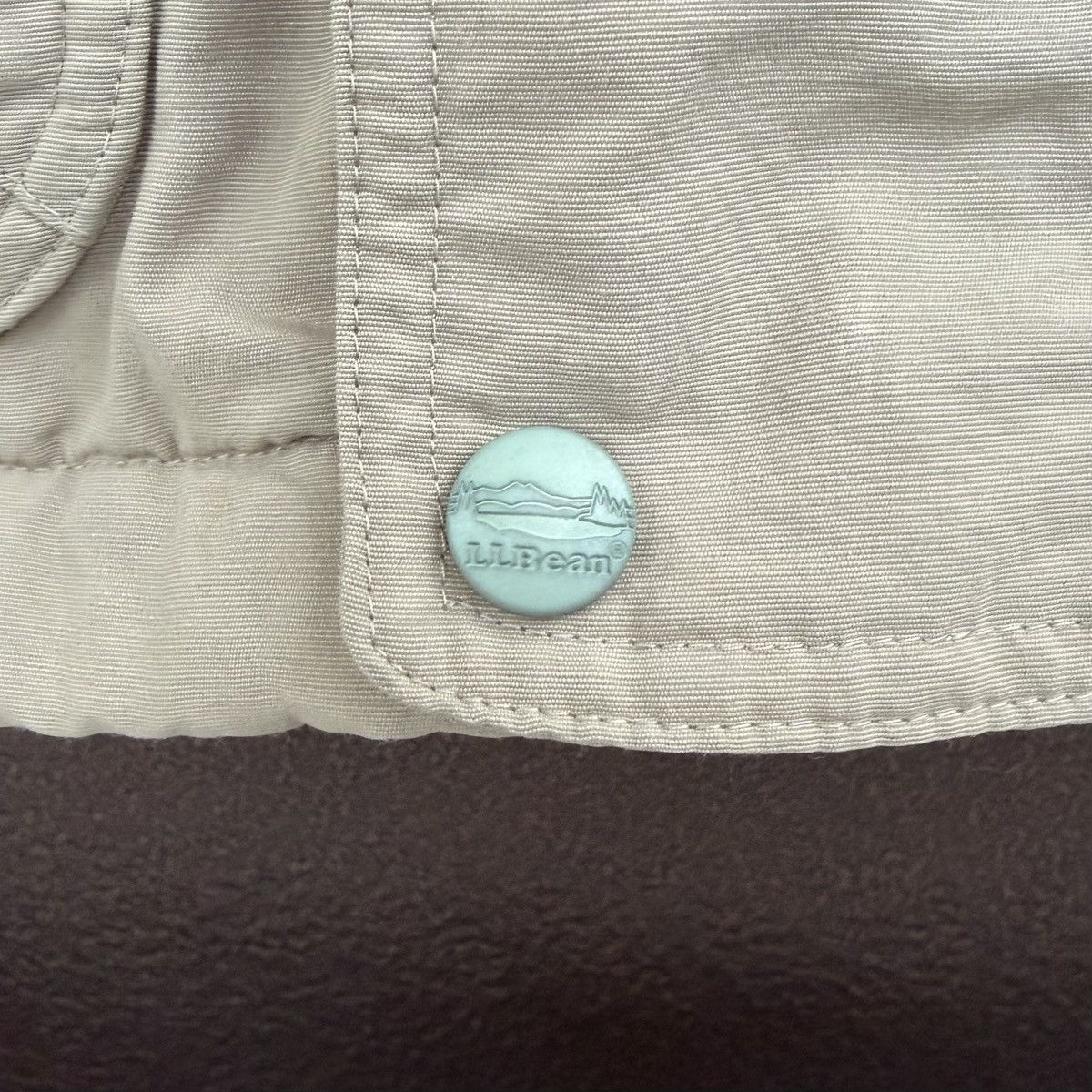 L.L. Bean L.L.Bean Outdoor Jacket Hooded Beige Gorpcore Minimalist Size US L / EU 52-54 / 3 - 12 Thumbnail