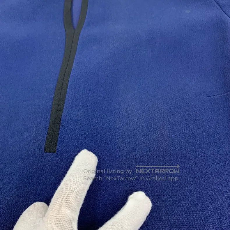 Louis Vuitton Louis Vuitton Navy Round Neck Zip Long Sleeve Dress Size XS / US 0-2 / IT 36-38 - 8 Thumbnail