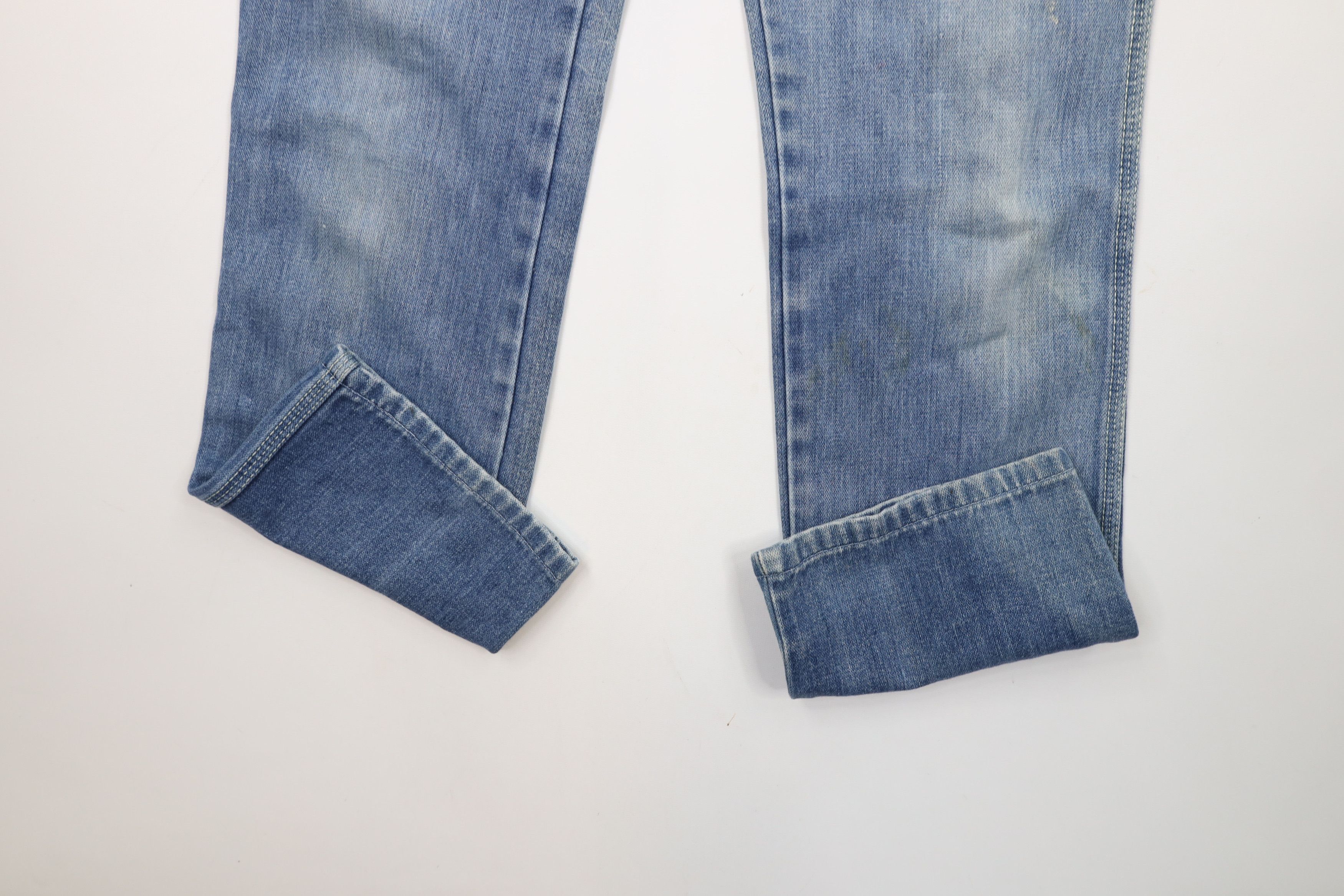 Vintage Vintage 90s Streetwear Flared Denim Jeans Blue Cotton Size 32" / US 10 / IT 46 - 7 Thumbnail