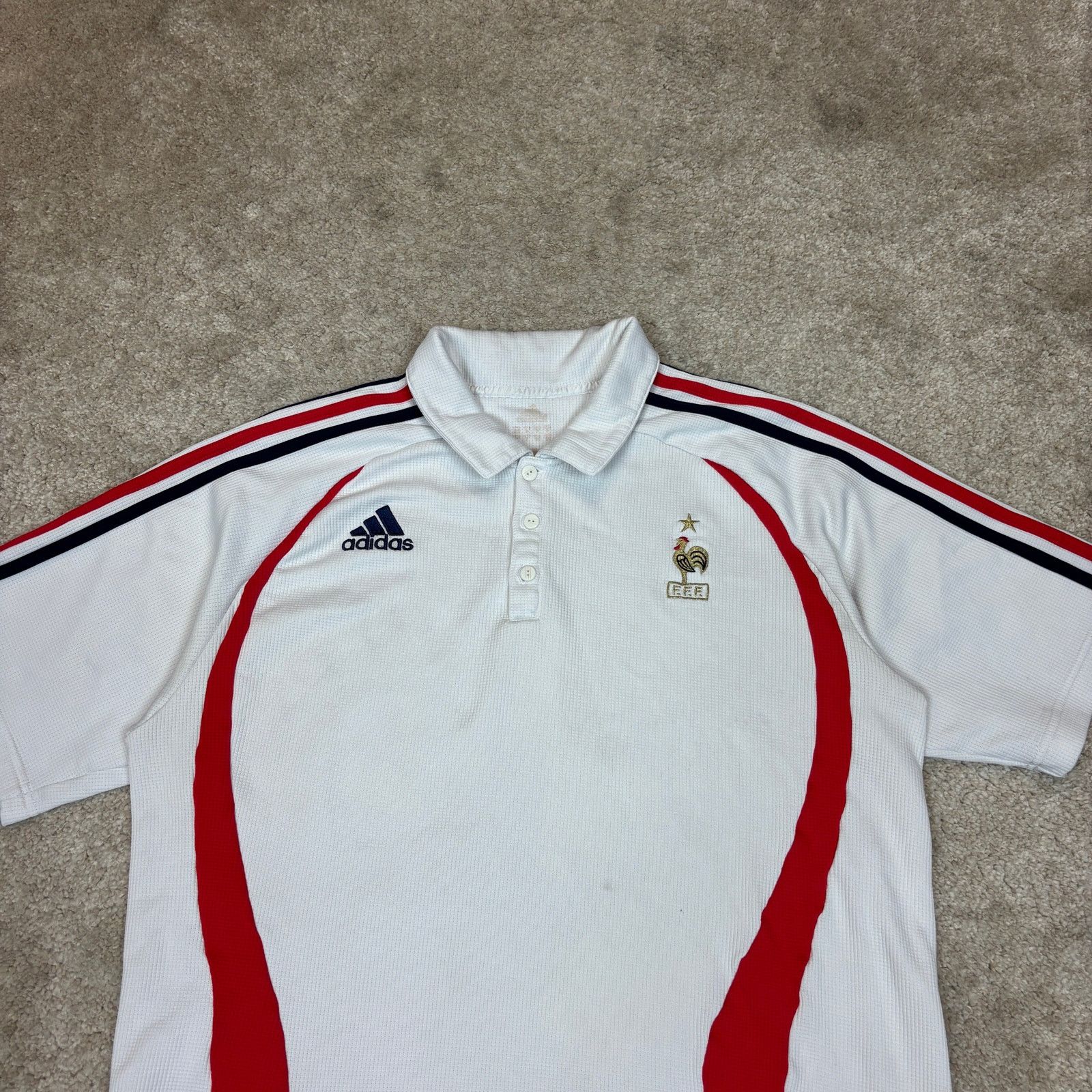 Adidas Adidas France National Team 2006 Training Jersey Men's XL Size US XL / EU 56 / 4 - 2 Thumbnail