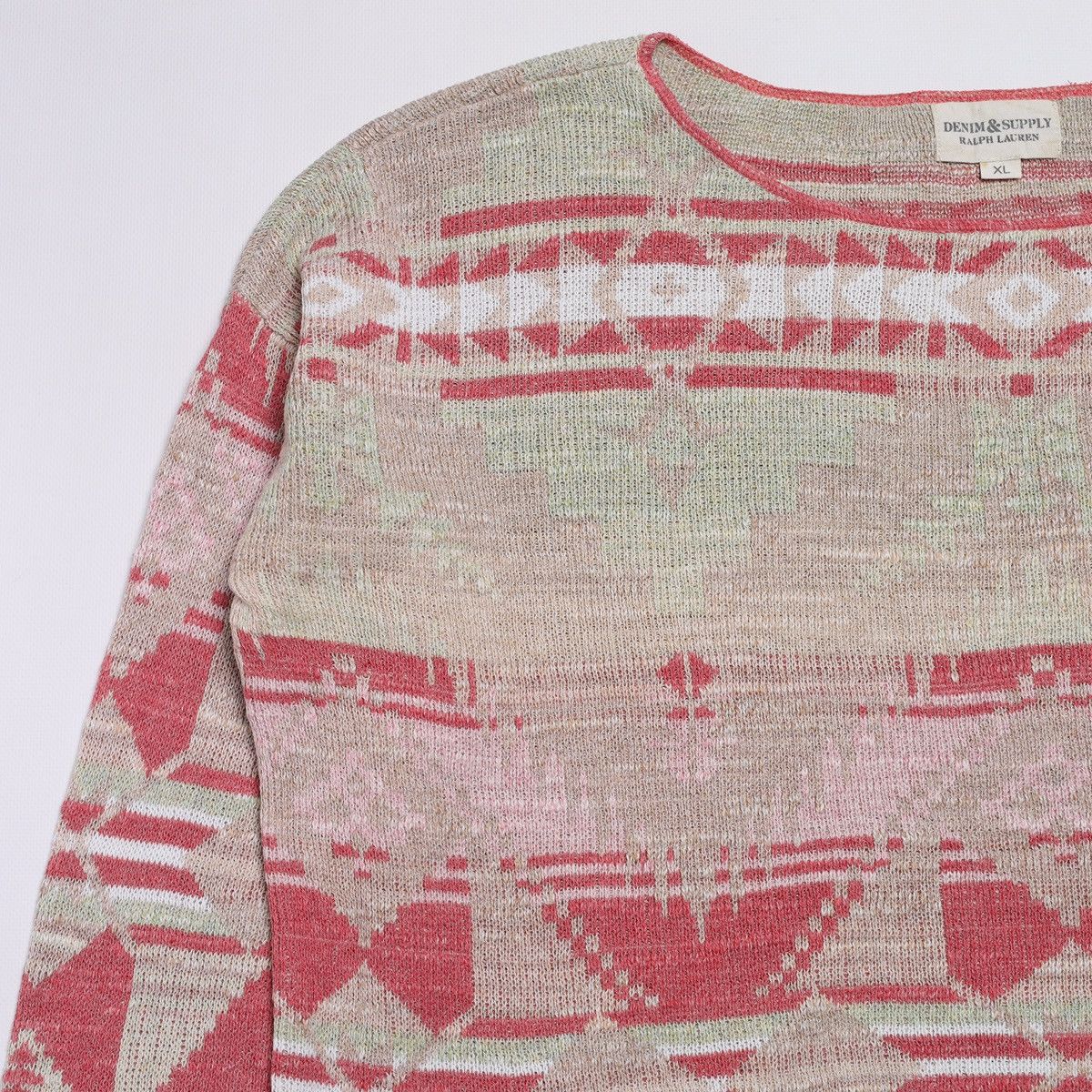Denim & Supply Ralph Lauren Denim Supply Ralph Lauren Wide Sweater Aztec Oversize Size XL / US 12-14 / IT 48-50 - 6 Thumbnail