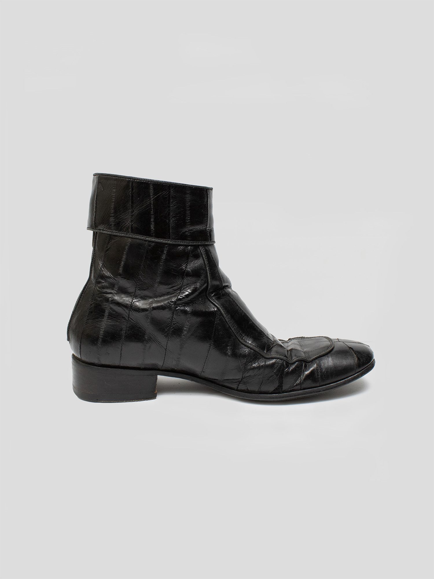 Saint Laurent Paris Miles 30 Eel Leather Boots Size US 8 / EU 41 - 3 Thumbnail