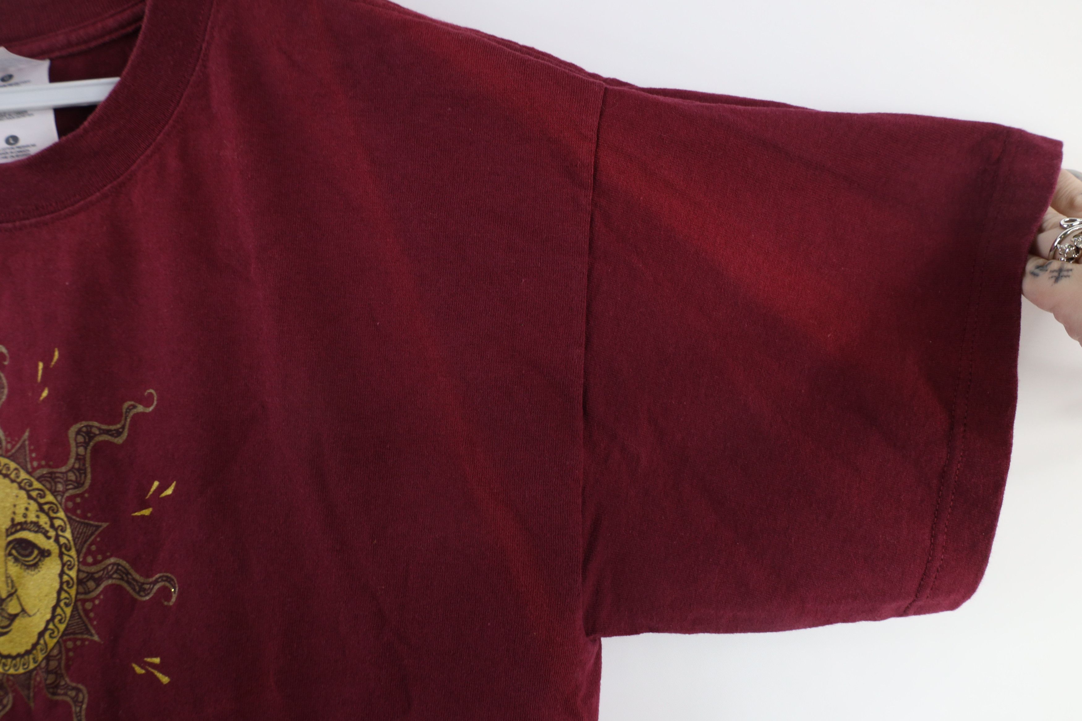 Vintage Vintage 90s Tour Sarah McLachlan Band T-Shirt Red Cotton Size US L / EU 52-54 / 3 - 6 Thumbnail
