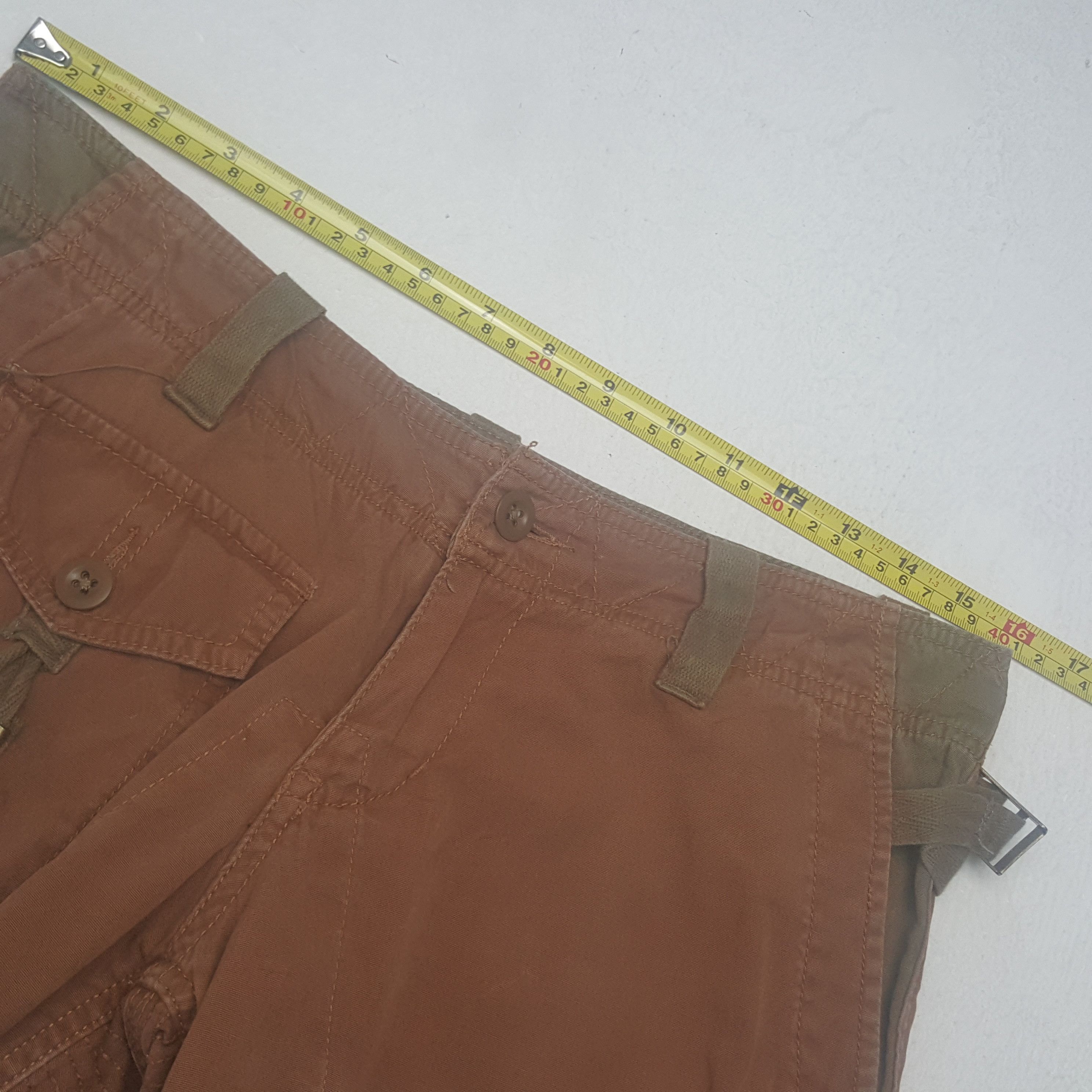 Ralph Lauren Vintage Ralph Lauren Multi Pocket Cargo Rare Pants C297N9 Size 31" - 7 Thumbnail