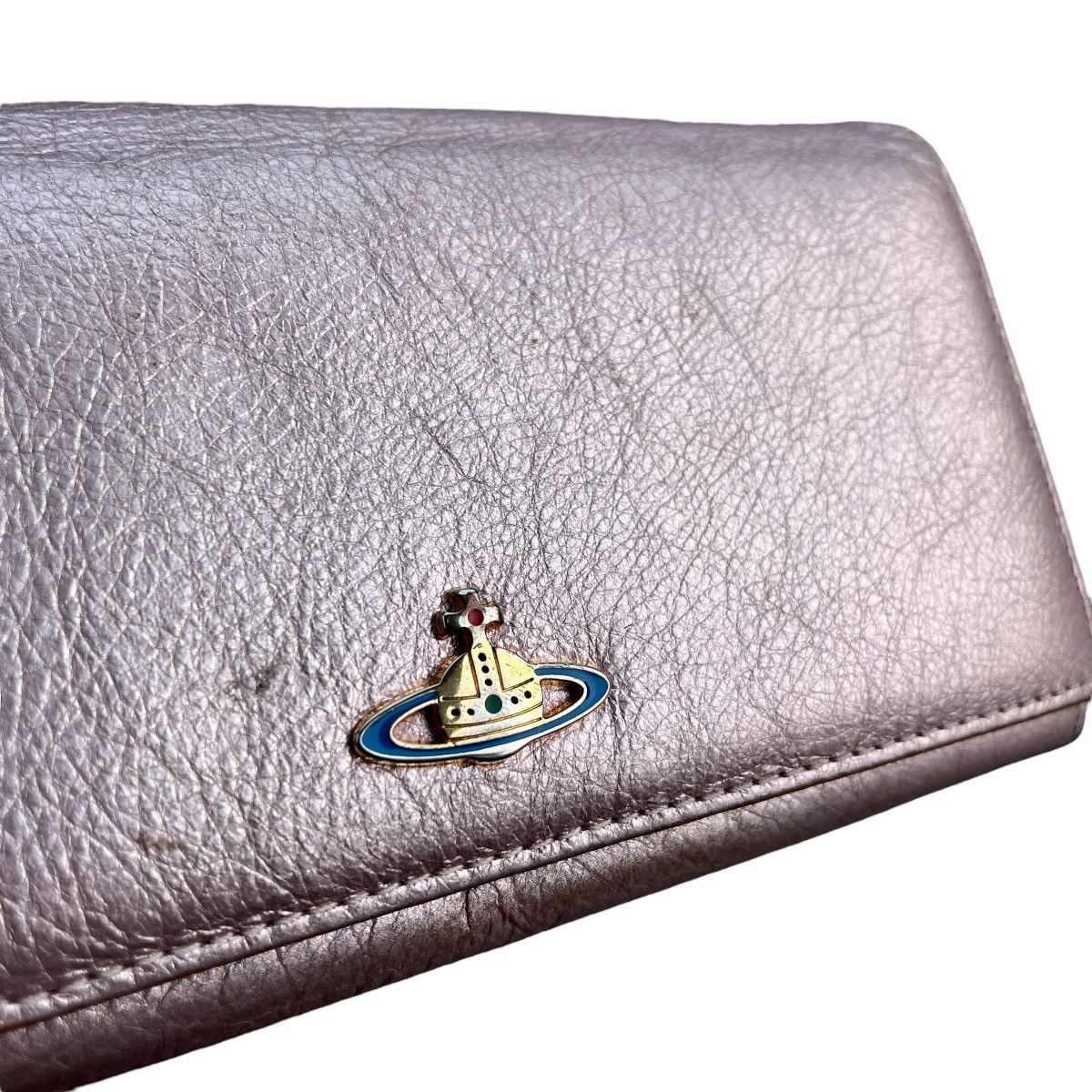 Vivienne Westwood Vivienne Westwood Colourful Orb Long Wallet Leather Size ONE SIZE - 2 Thumbnail