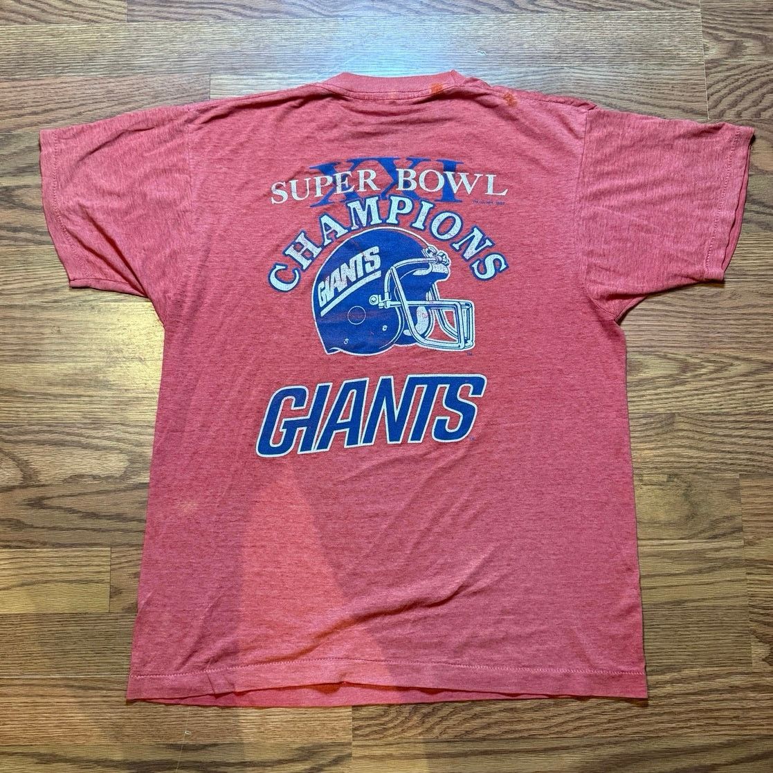 Other 1986 Super Bowl 21 Champions New York Giants size Large Size US L / EU 52-54 / 3 - 4 Thumbnail