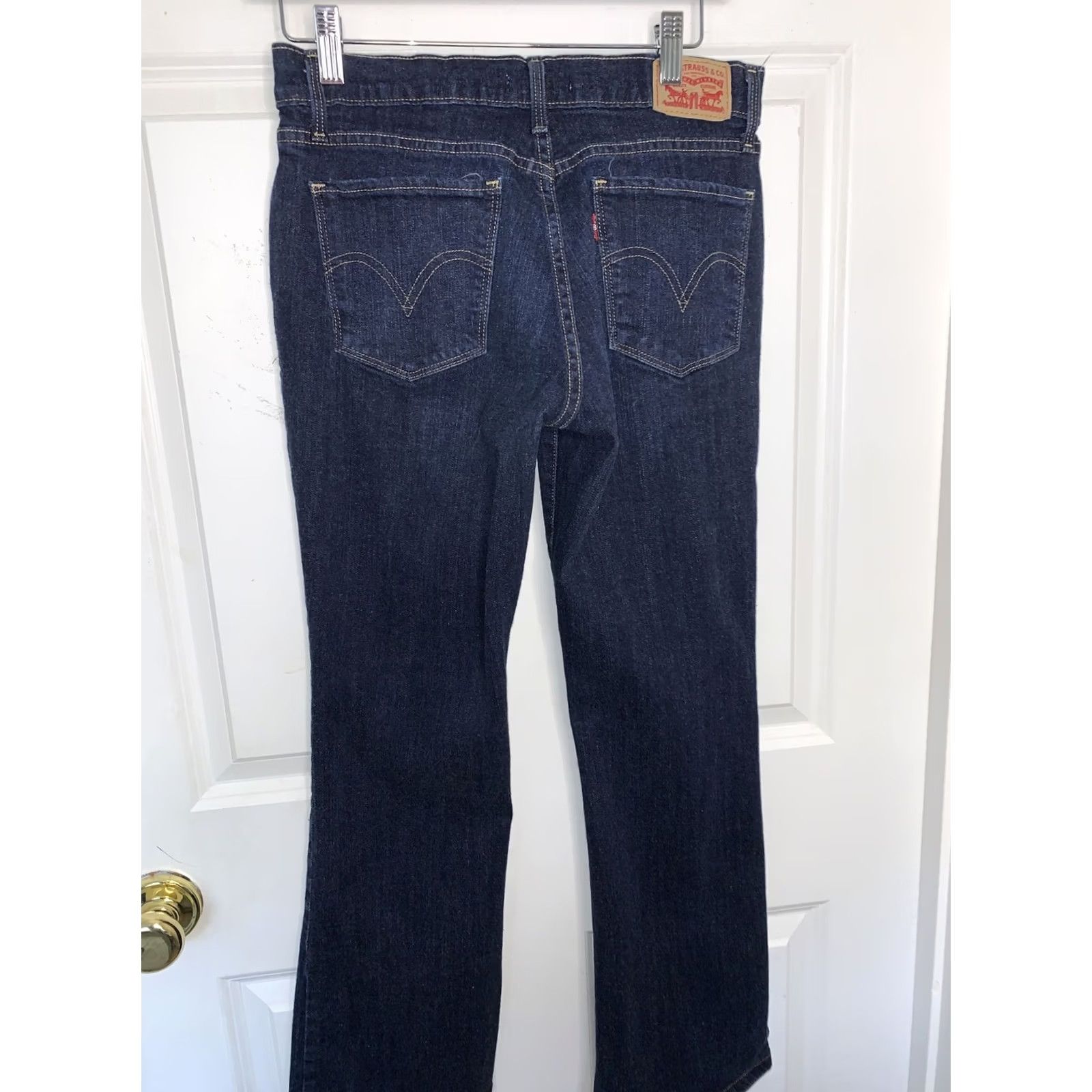 Levi's VINTAGE Levi’s 515 Jeans Womens 6 Dark Wash Bootcut Denim EUC 2318 Size 28" / US 6 / IT 42 - 4 Thumbnail
