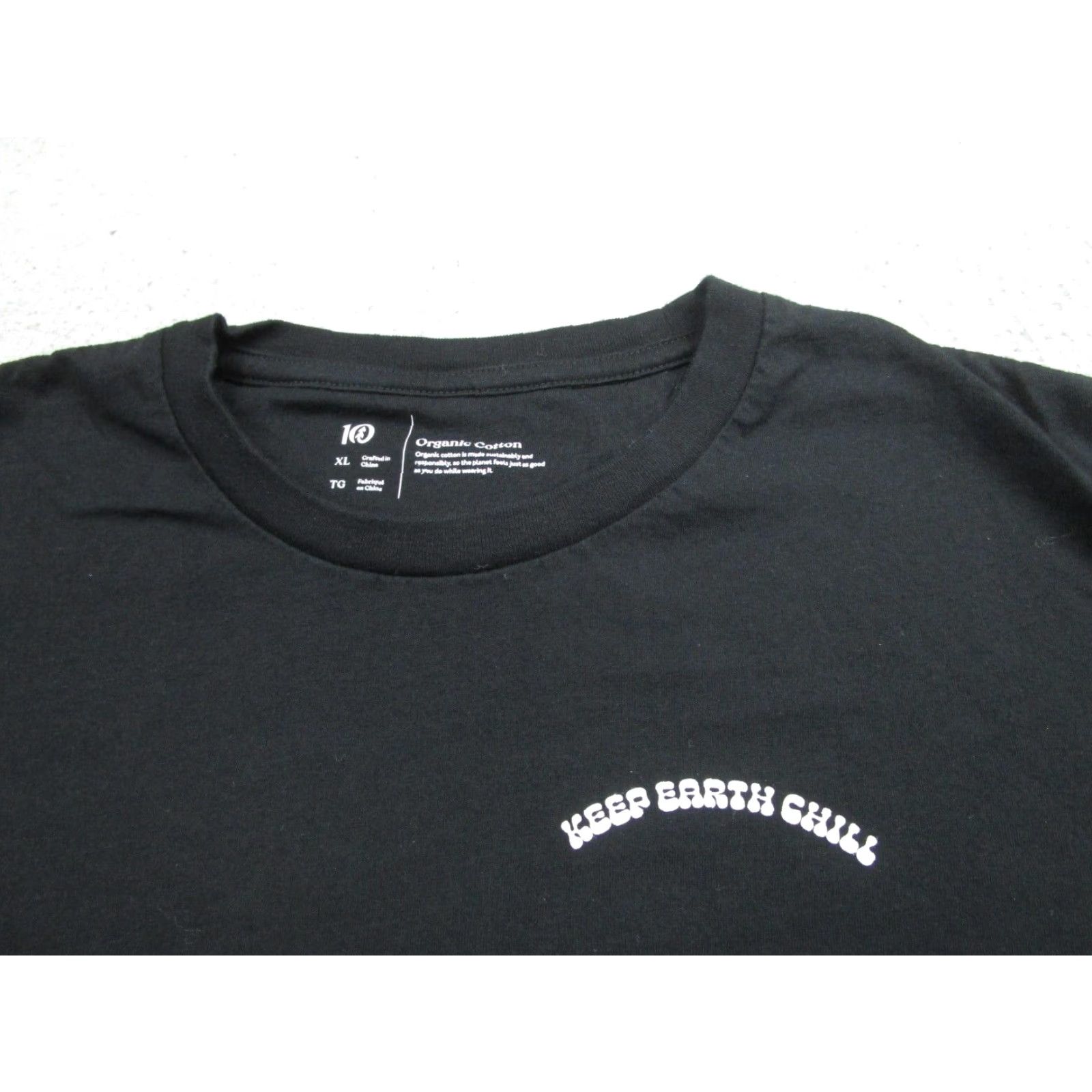 tentree Ten Tree T-Shirt Womens XL Black Organic Cotton Short Sleeve Crew Neck Size XL / US 12-14 / IT 48-50 - 4 Thumbnail