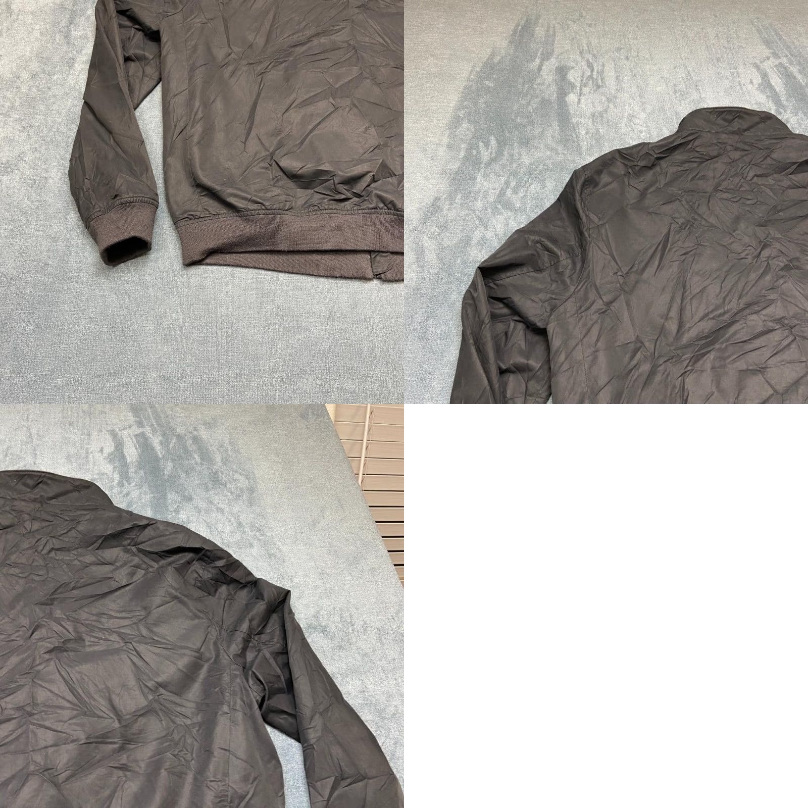 Zara Zara Mens XL Black Cotton Mock Neck Bomber Jacket Full Zip Windbreaker Outdoor Size US XL / EU 56 / 4 - 9 Thumbnail