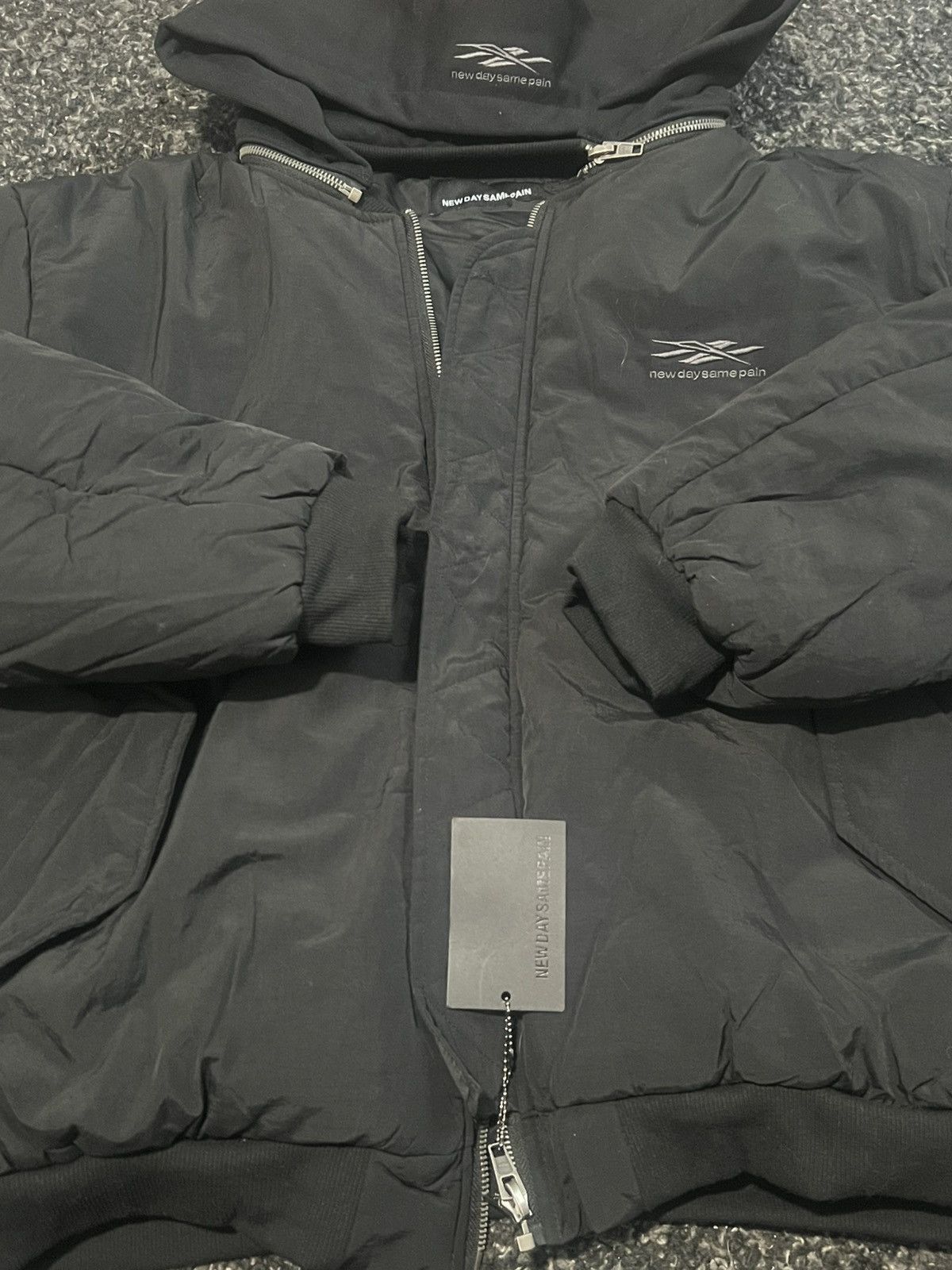 New Day Same Pain New Day Same Pain Bomber Jacket Size US XL / EU 56 / 4 - 3 Thumbnail