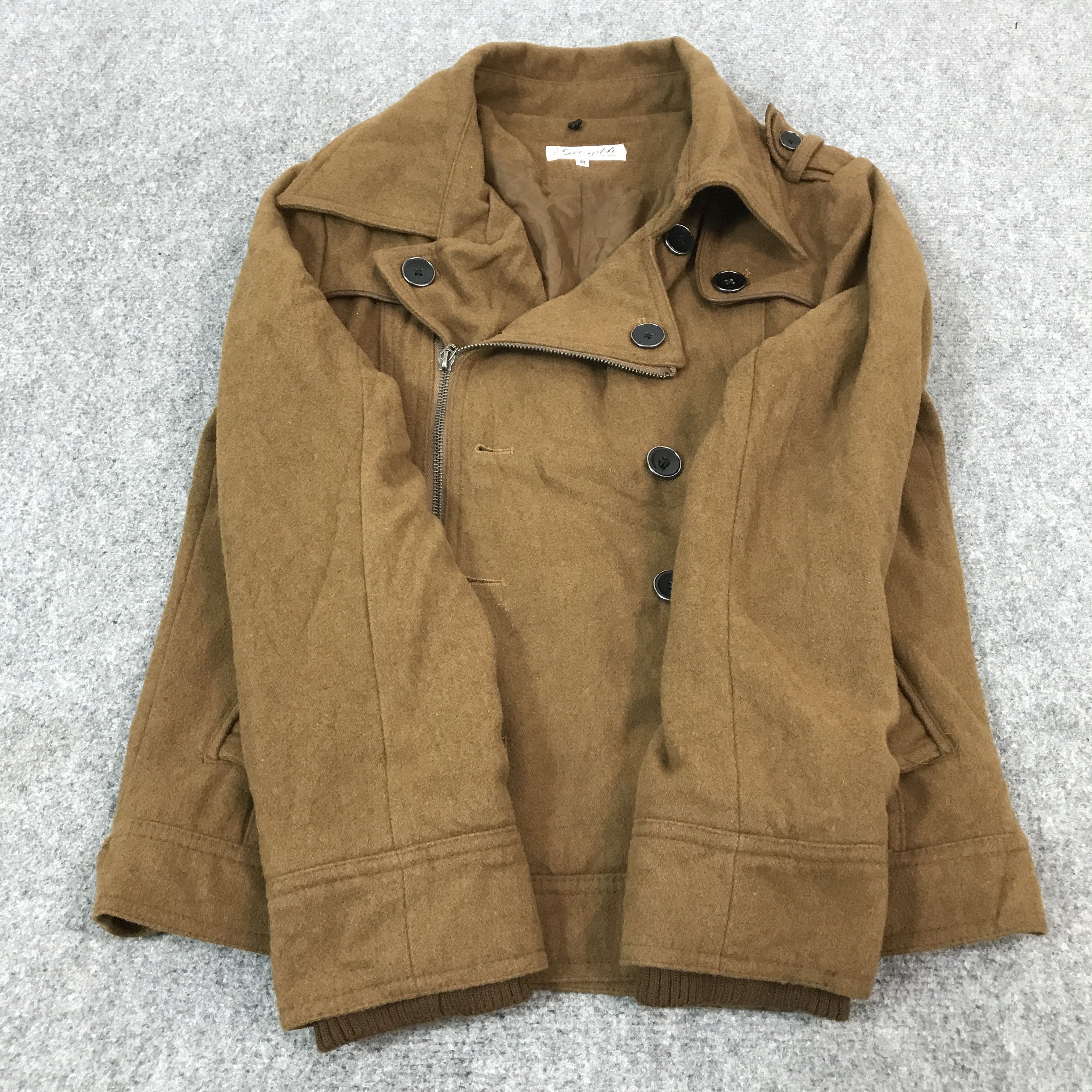 In The Attic × Japanese Brand IN THE ATTIC JAPAN WOOL DOUBLE COLLAR STYLE JACKET Size US M / EU 48-50 / 2 - 8 Thumbnail