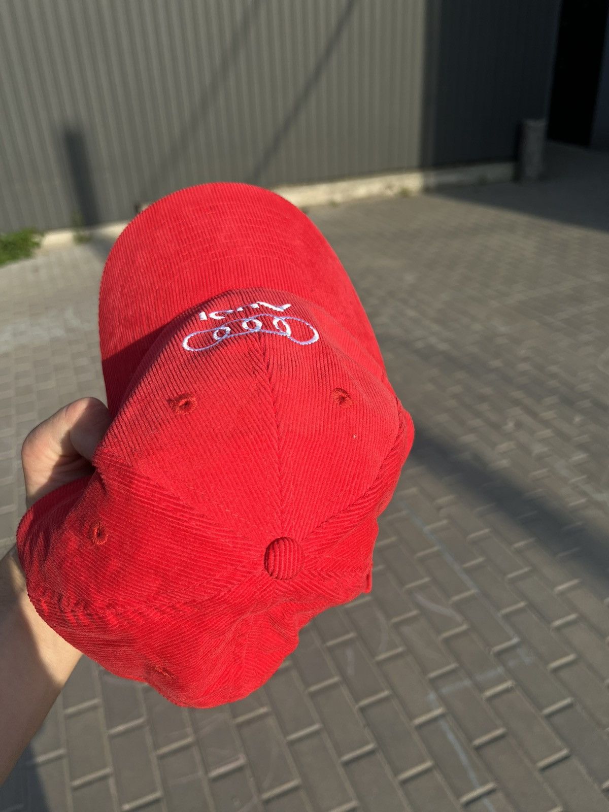 Audi Vintage Audi Corduroy Racing Cap Hat Size ONE SIZE - 4 Thumbnail