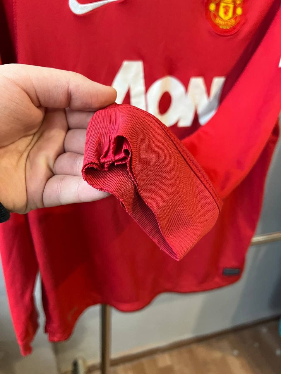 Nike 2010/11 MANCHESTER UNITED #7 HOME SOCCER JERSEY SHIRT NIKE L Size US L / EU 52-54 / 3 - 14 Thumbnail