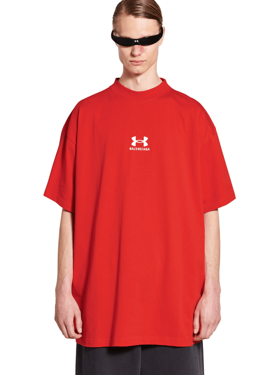 Balenciaga × Under Armour BALENCIAGA / Under Armour Oversized T Shirt Size US XL / EU 56 / 4 - 3 Thumbnail