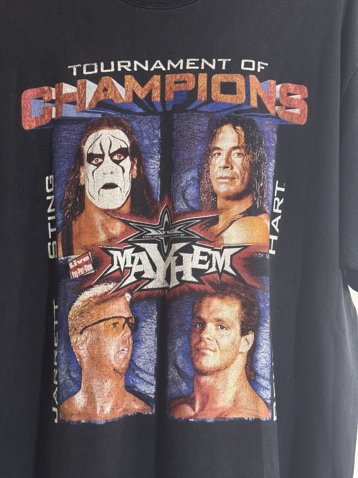 WCW/nWo Vintage 90s WCW Tournament of Champions Wrestlin Tee Size XL Size US XL / EU 56 / 4 - 2 Thumbnail