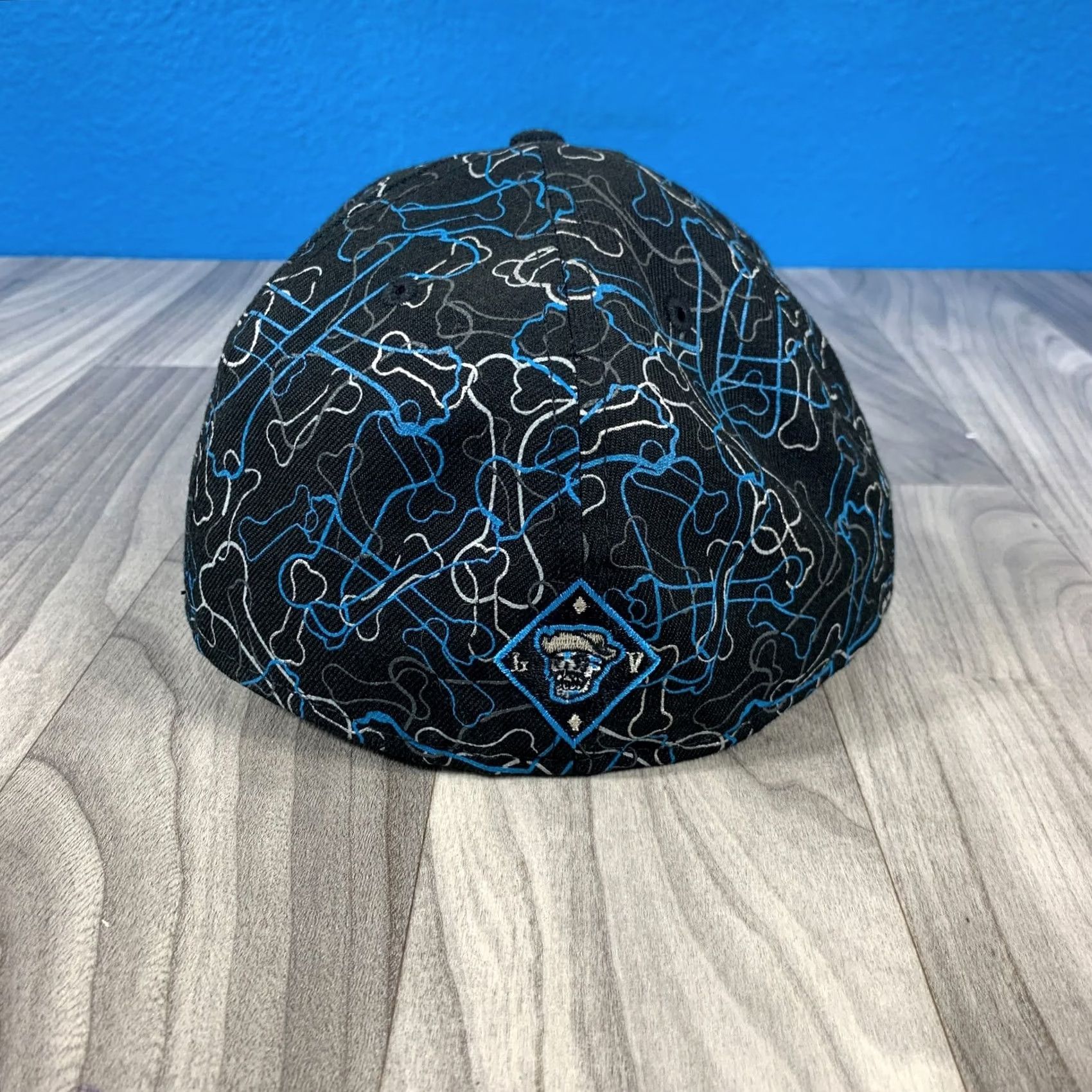 New Era Las Vegas Aviators New Era 59Fifty Baseball Cap Hat Size 7 5/8 Grey Blue Adults Mens Size ONE SIZE - 3 Thumbnail