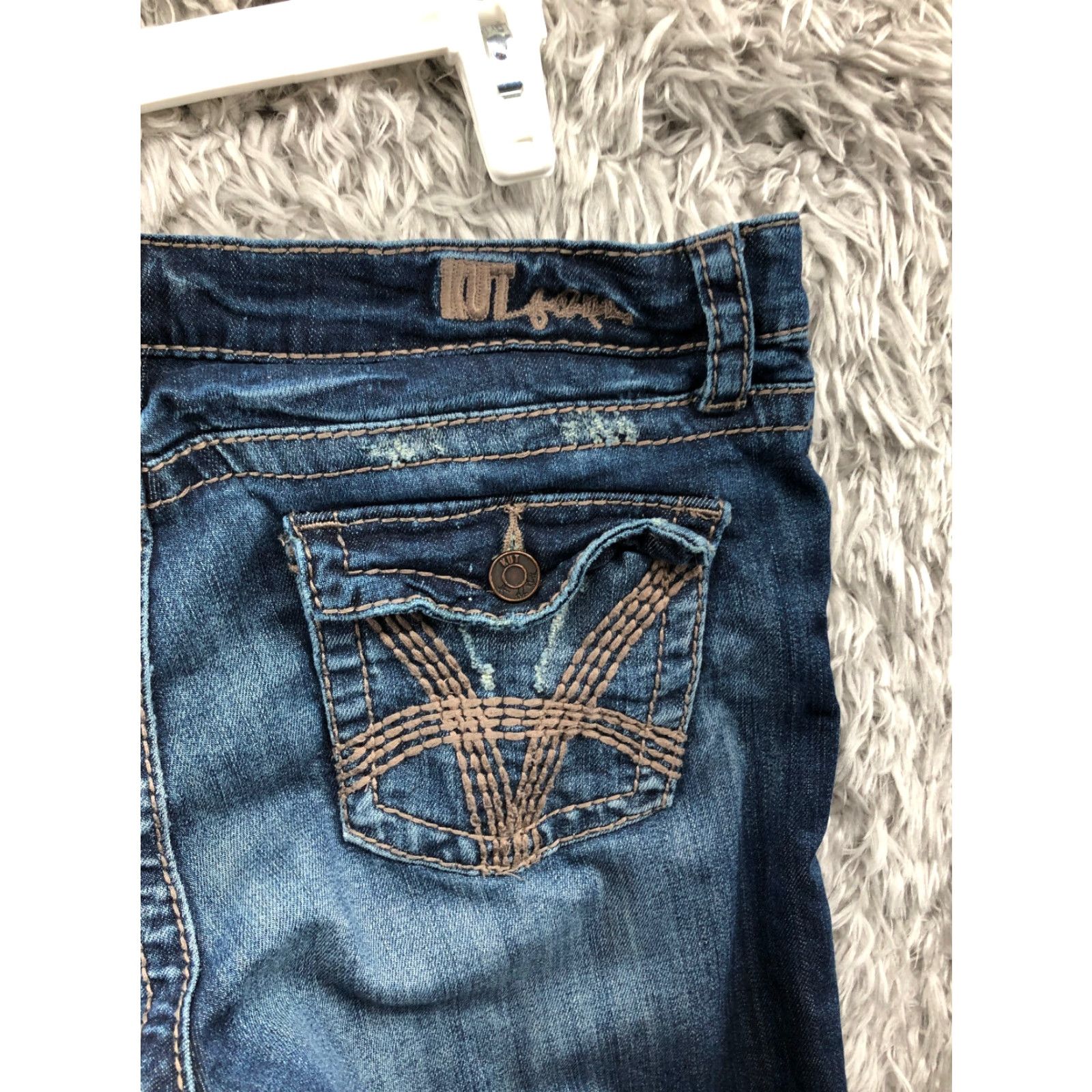 Vintage KUT from the Kloth Jeans Womens Capri Mid Rise Dark Wash Blue Denim Size 8 Size 30" / US 8 / IT 44 - 6 Thumbnail