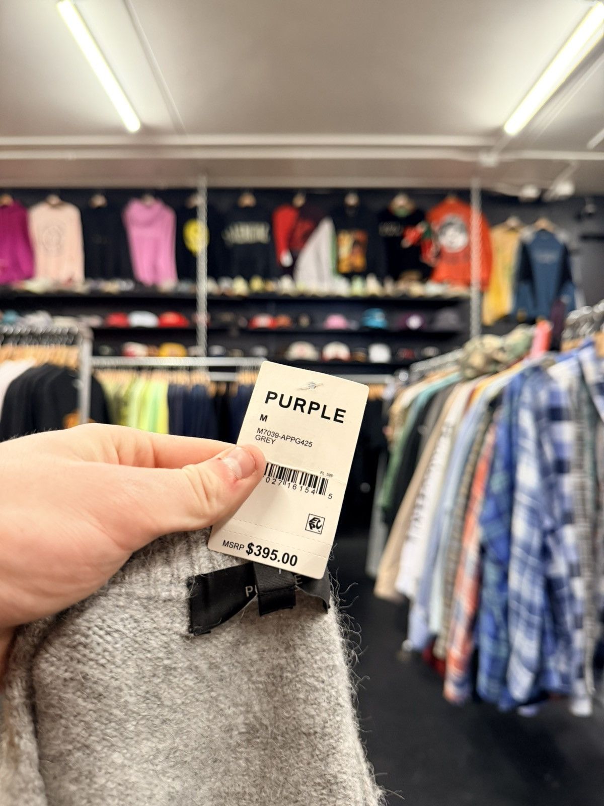 Purple Brand Purple Brand Grey Sweater Size US M / EU 48-50 / 2 - 3 Thumbnail