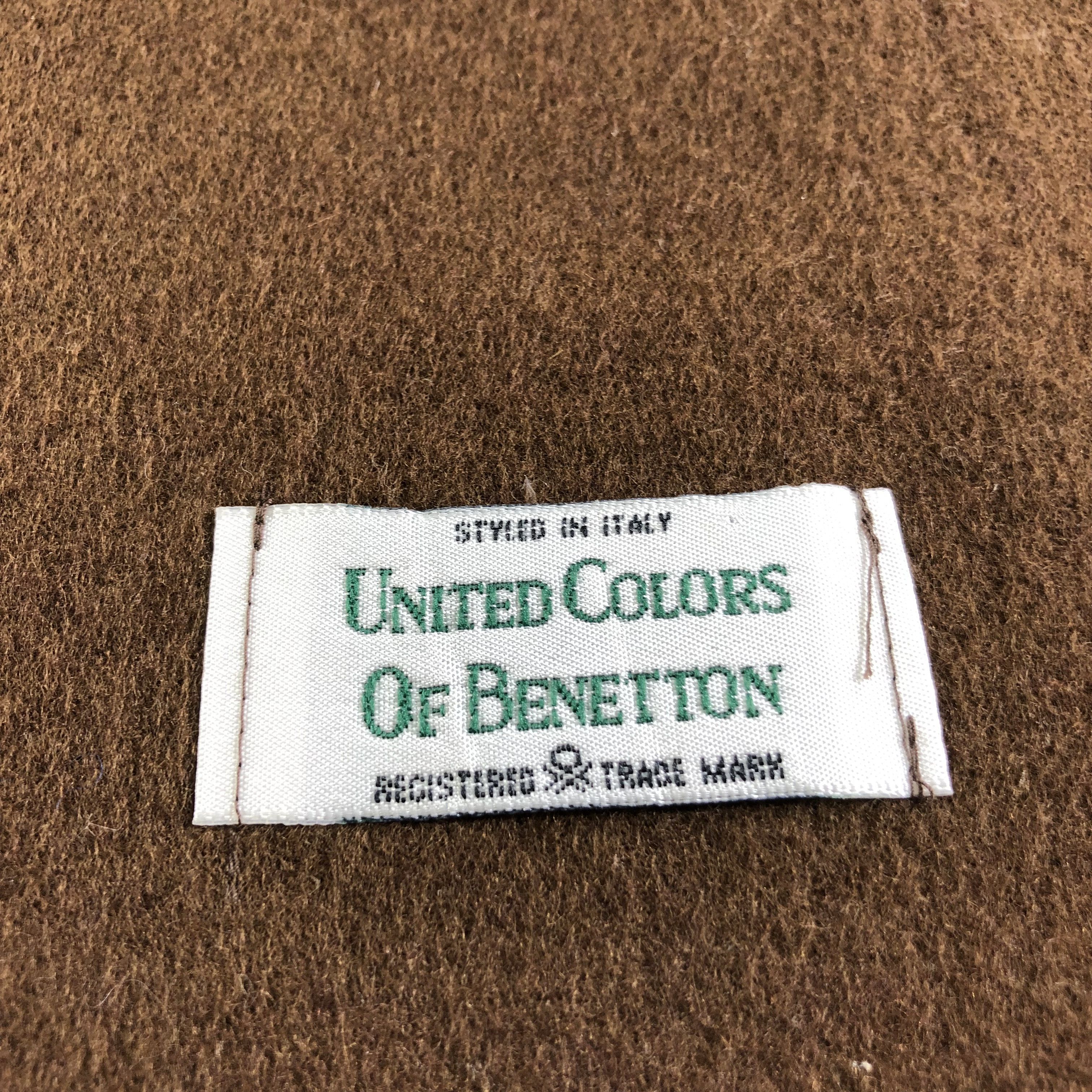 United Colors Of Benetton Benetton Wool Scarf Muffler V1891 Size ONE SIZE - 4 Thumbnail