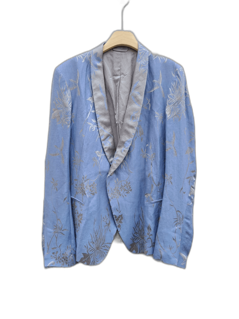 Haider Ackermann Haider Ackermann Silk Embroidered Blazer Jacket Size L / US 10 / IT 46 - 1 Thumbnail
