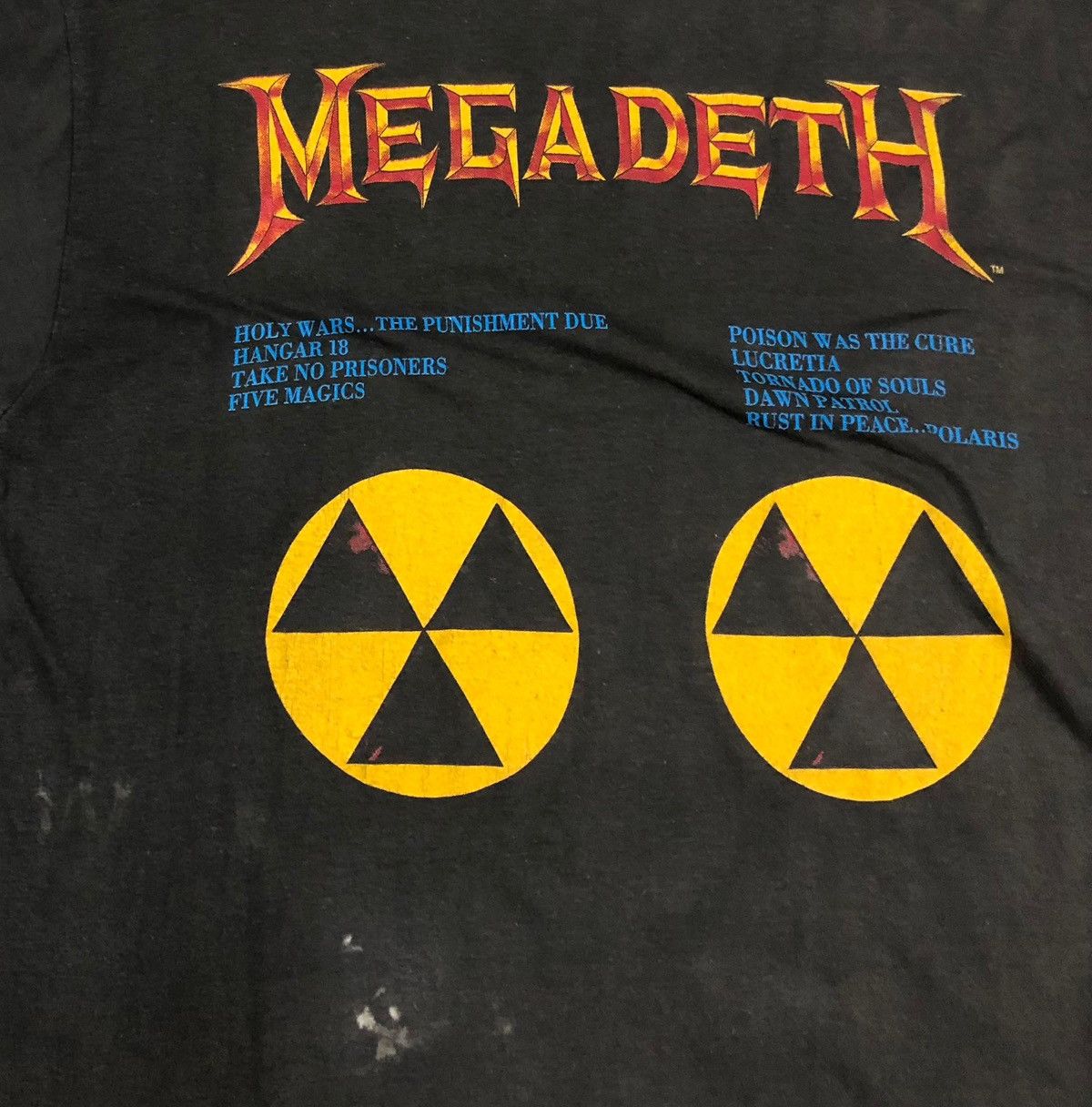 Band Tees × Megadeth × Vintage Vintage Megadeth 90s Tshirt Size US M / EU 48-50 / 2 - 5 Thumbnail