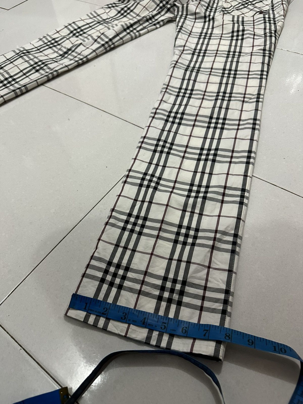Burberry × Vintage Burberry Nova Check Pants Size 33 Size US 33 - 15 Thumbnail