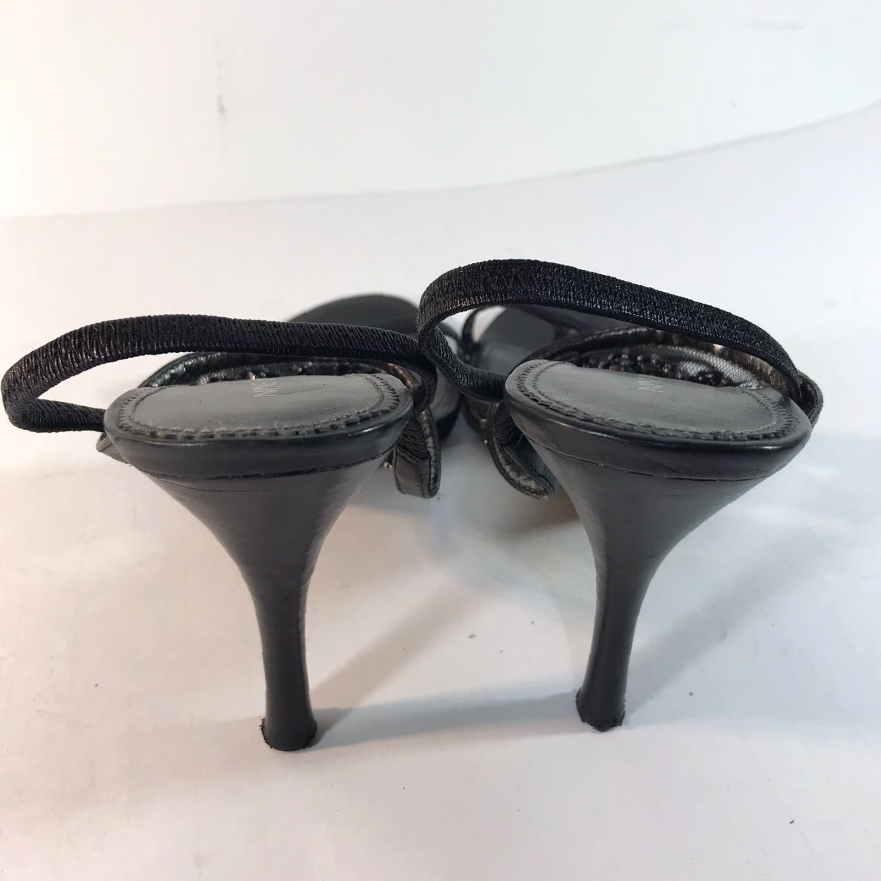 Nine West Nine West Saphyra Brown Leather Beaded T-Strap Heels Womens Size 6M 3in High Heel Size US 6 / IT 36 - 3 Thumbnail