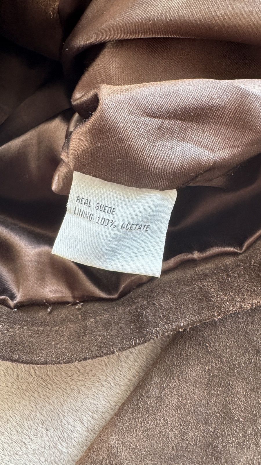 Genuine Leather 90s Y2K brown suede leather baggy detroit jacket schott vibe Size US M / EU 48-50 / 2 - 7 Thumbnail