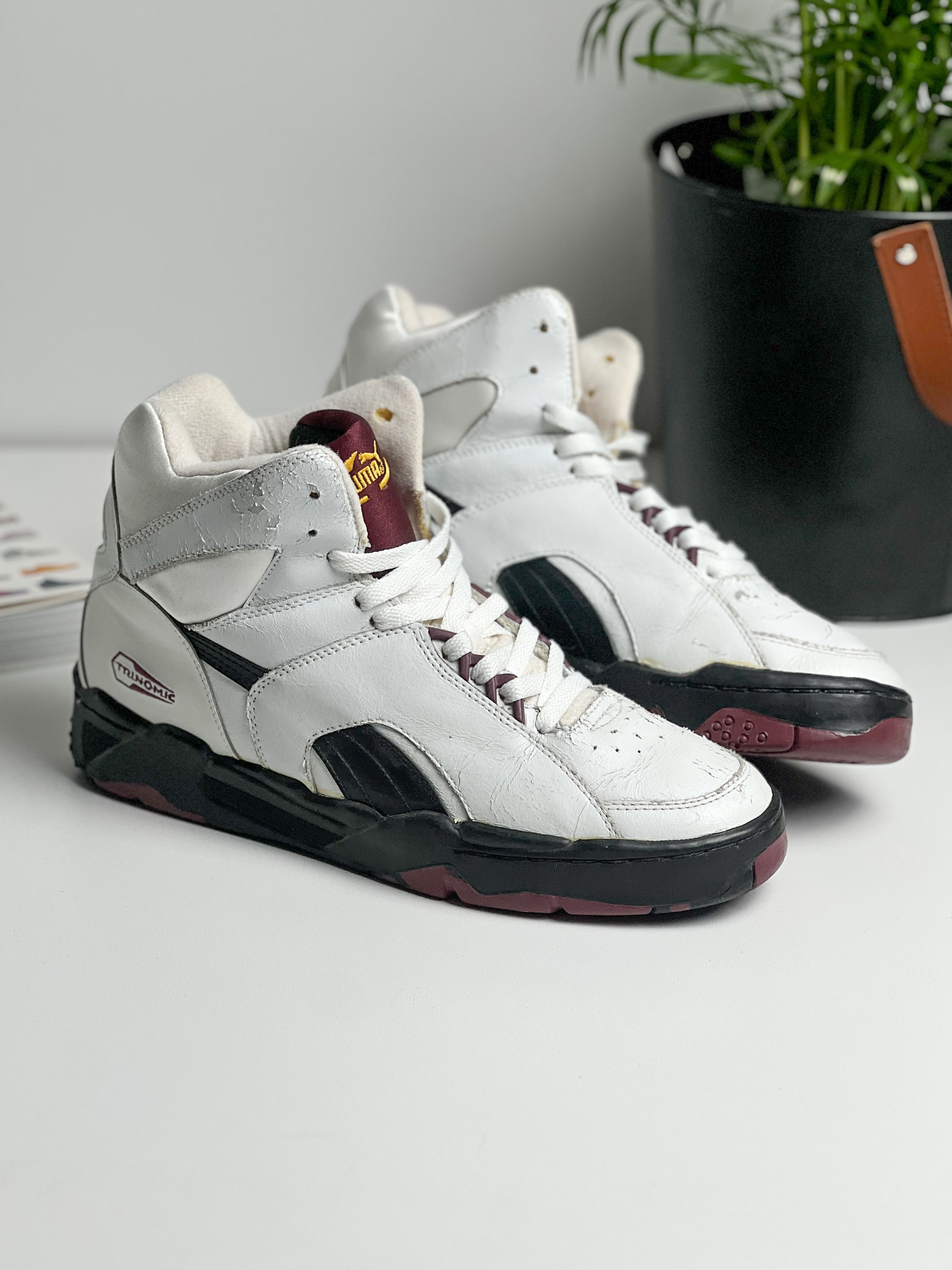 Puma Puma Trinomic High Top Basketball Vintage Size US 9.5 / EU 42-43 - 1 Thumbnail